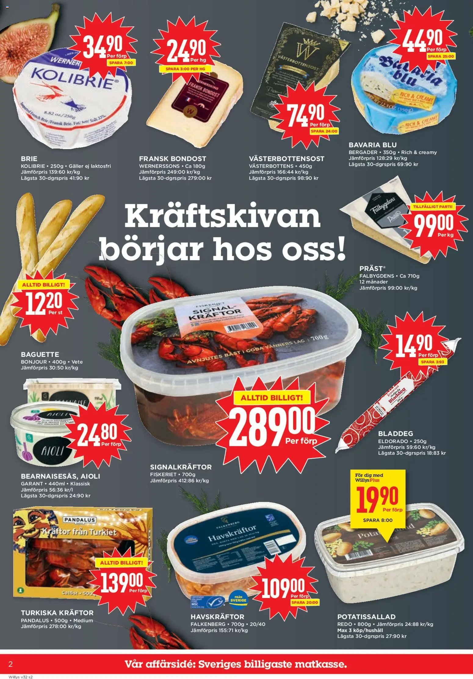 Willys Reklamblad från 03/08/2026 Willys erbjudanden