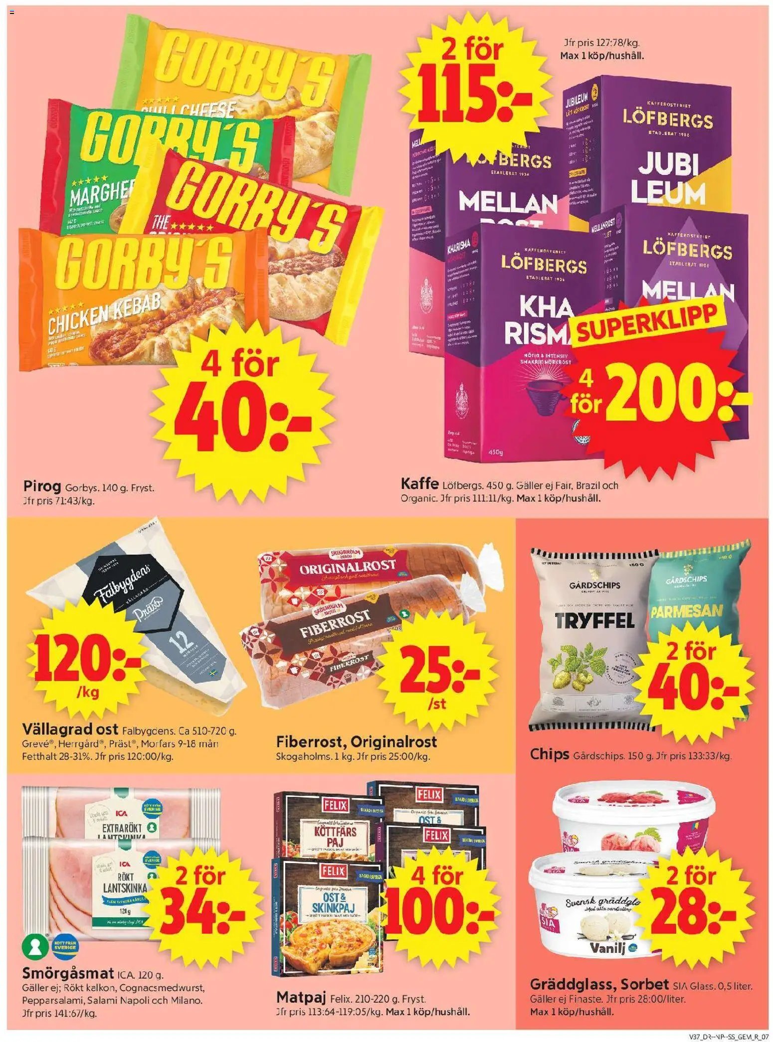 ICA Supermarket Reklamblad från 07/09/2026 ICA Supermarket erbjudanden