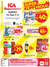 ICA Supermarket Reklamblad från 07/09/2026 ICA Supermarket erbjudanden