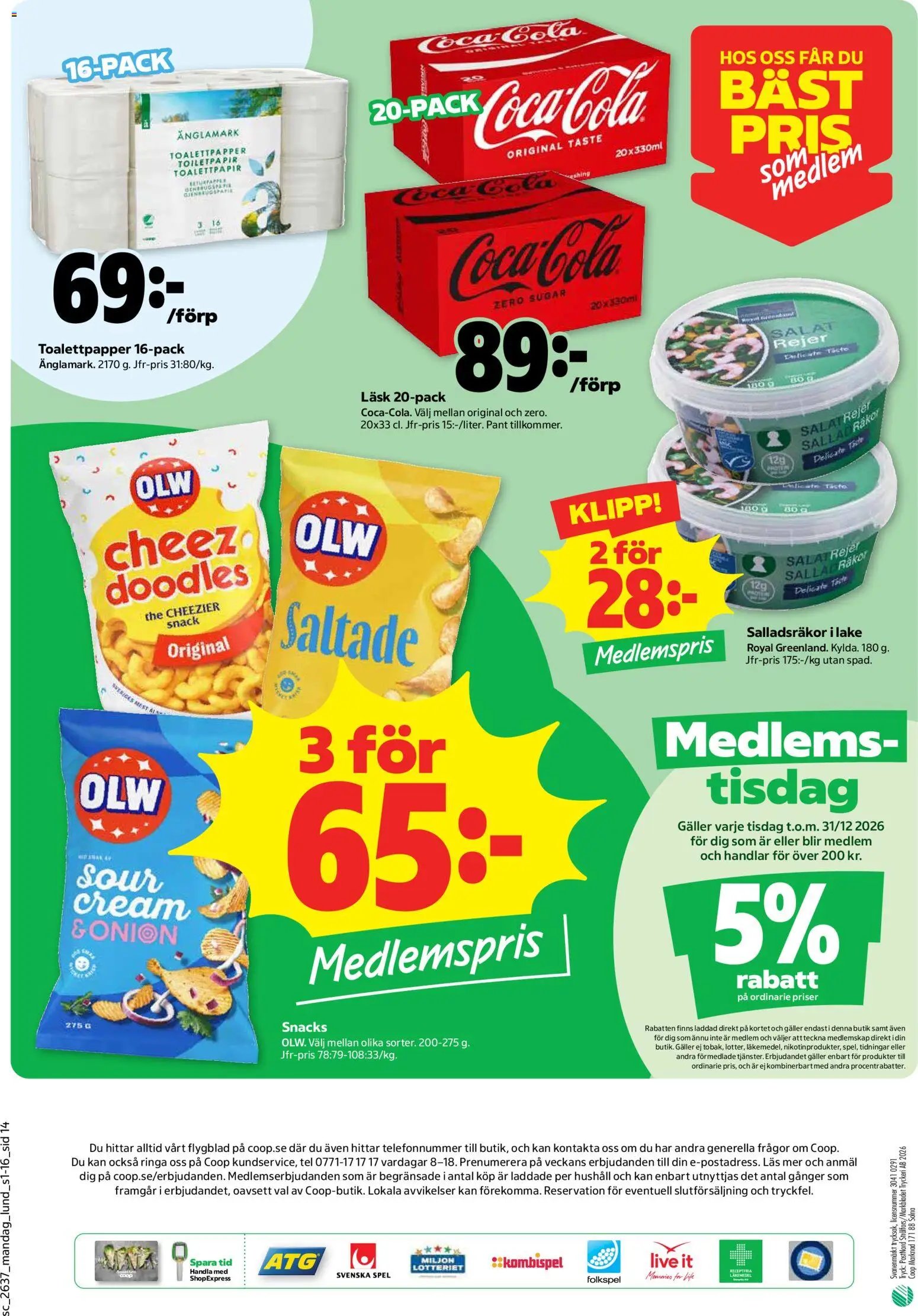 Coop Forum Reklamblad från 07/09/2026 Coop Forum erbjudanden