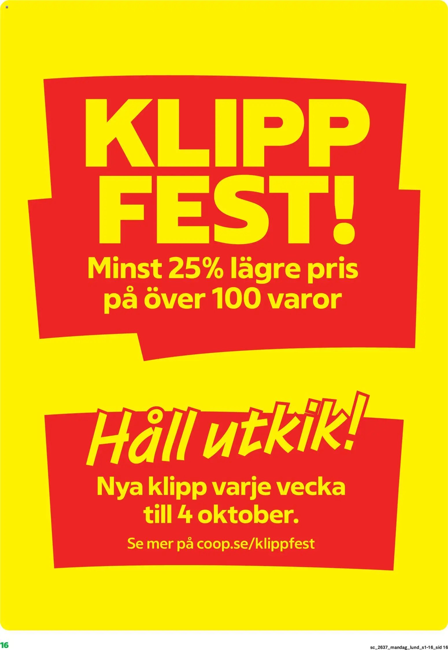 Coop Forum Reklamblad från 07/09/2026 Coop Forum erbjudanden
