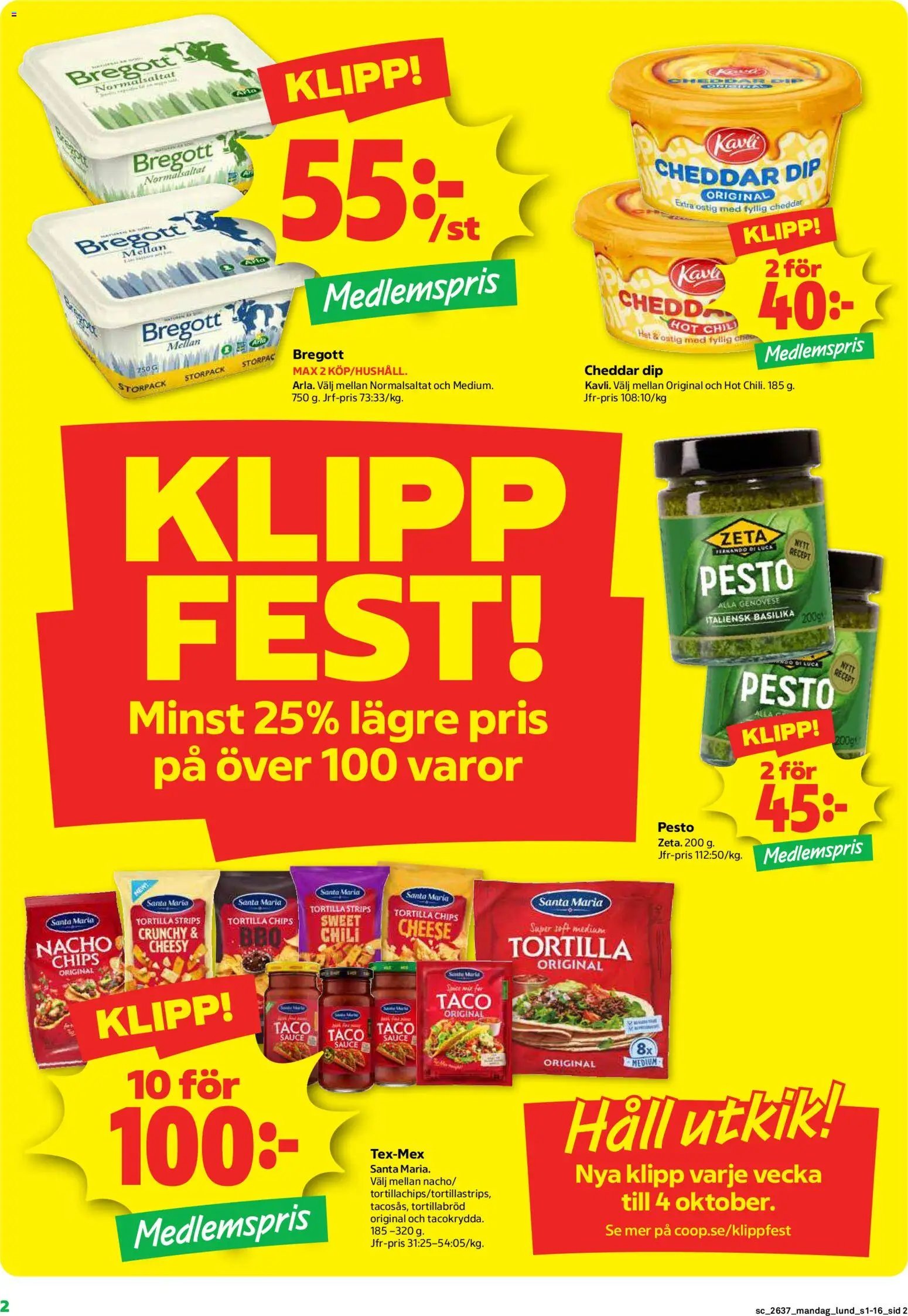 Coop Forum Reklamblad från 07/09/2026 Coop Forum erbjudanden