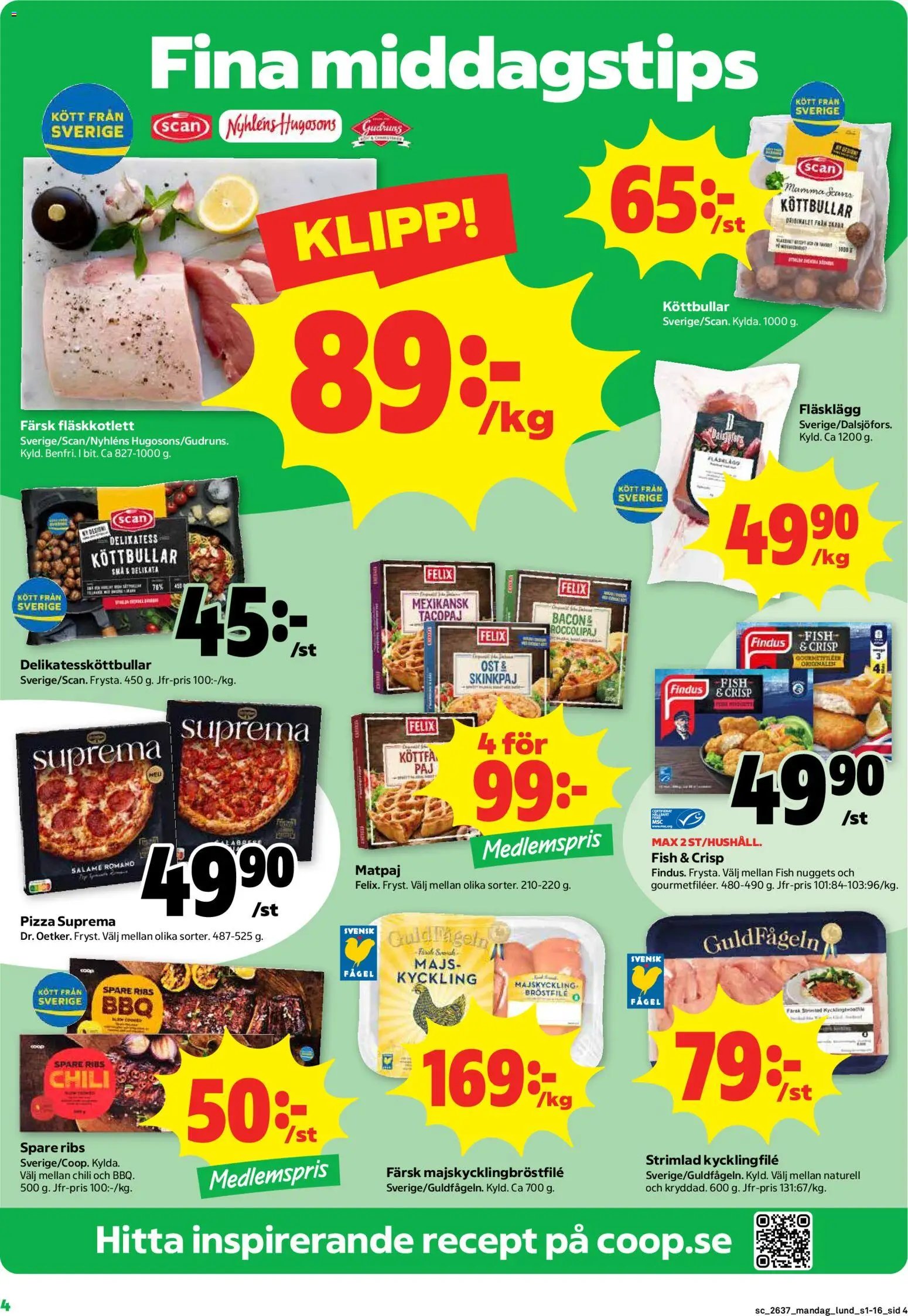 Coop Forum Reklamblad från 07/09/2026 Coop Forum erbjudanden