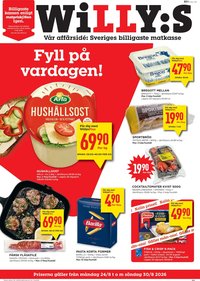 Willys Reklamblad från 24/08/2026 Willys erbjudanden
