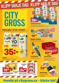 City Gross Reklamblad från 10/08/2026 City Gross erbjudanden
