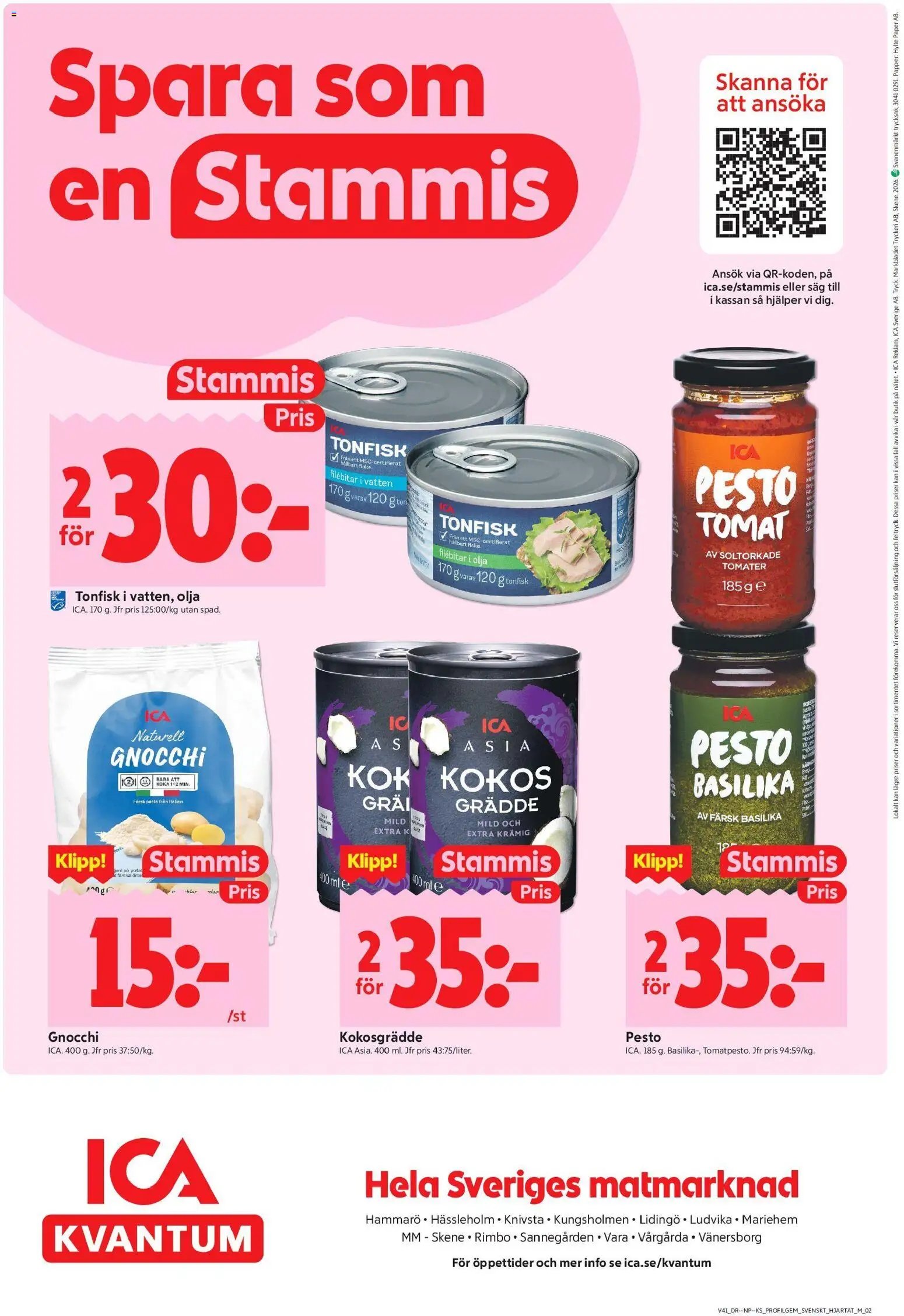 ICA Kvantum Reklamblad från 05/10/2026 ICA Kvantum erbjudanden