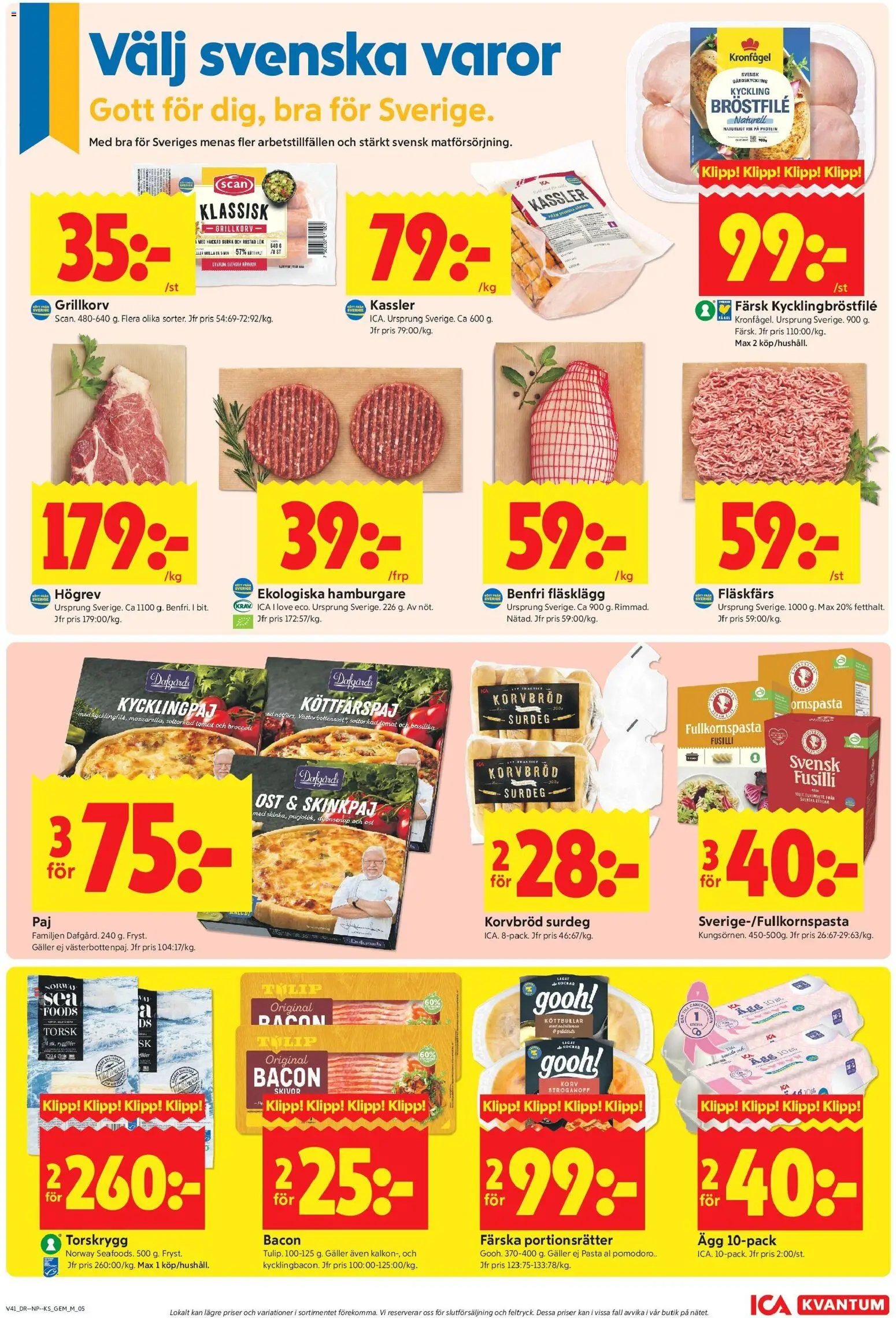 ICA Kvantum Reklamblad från 05/10/2026 ICA Kvantum erbjudanden