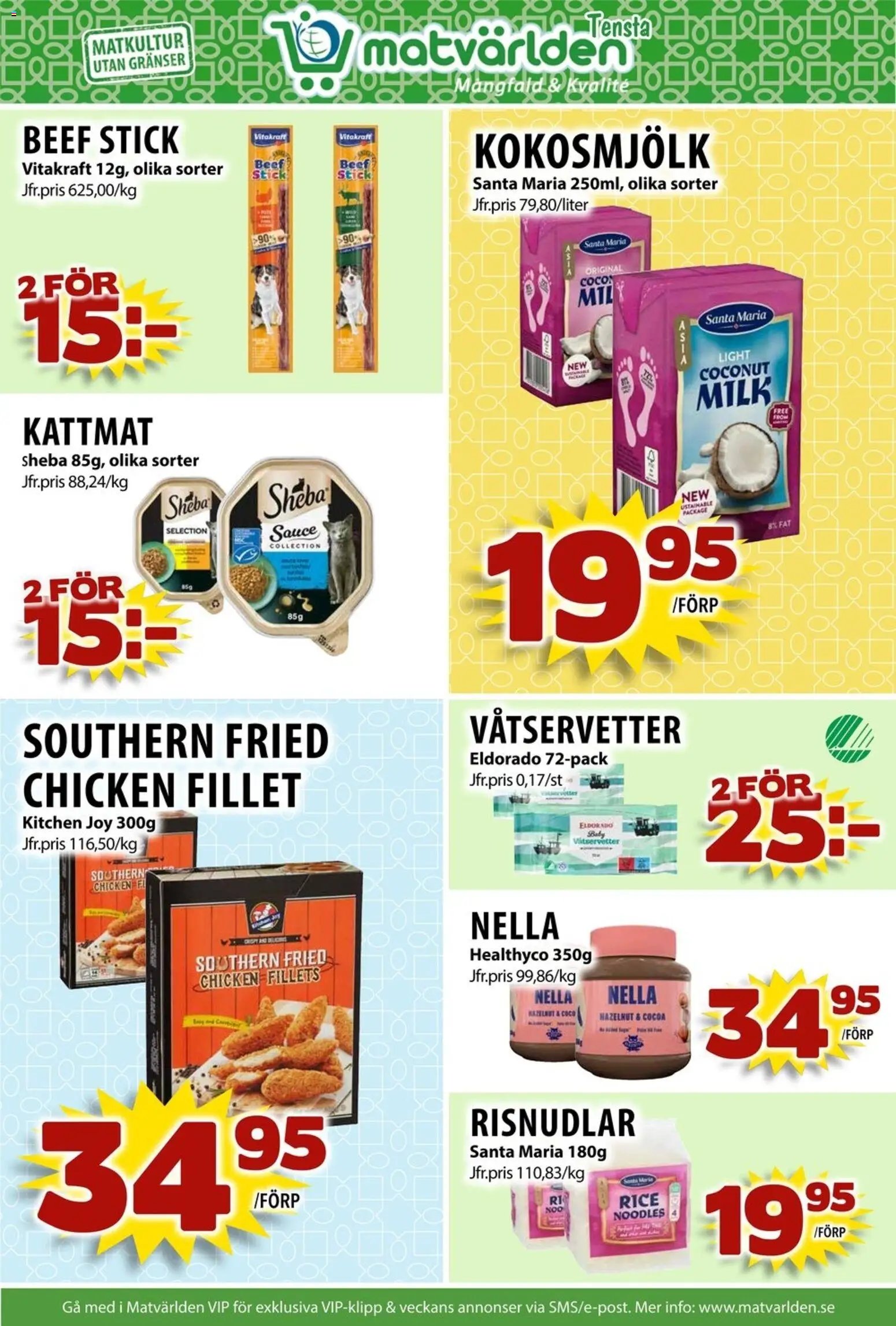Matvärlden Reklamblad från 17/11/2025 Aktuella reklamblad Matvärlden - Tensta