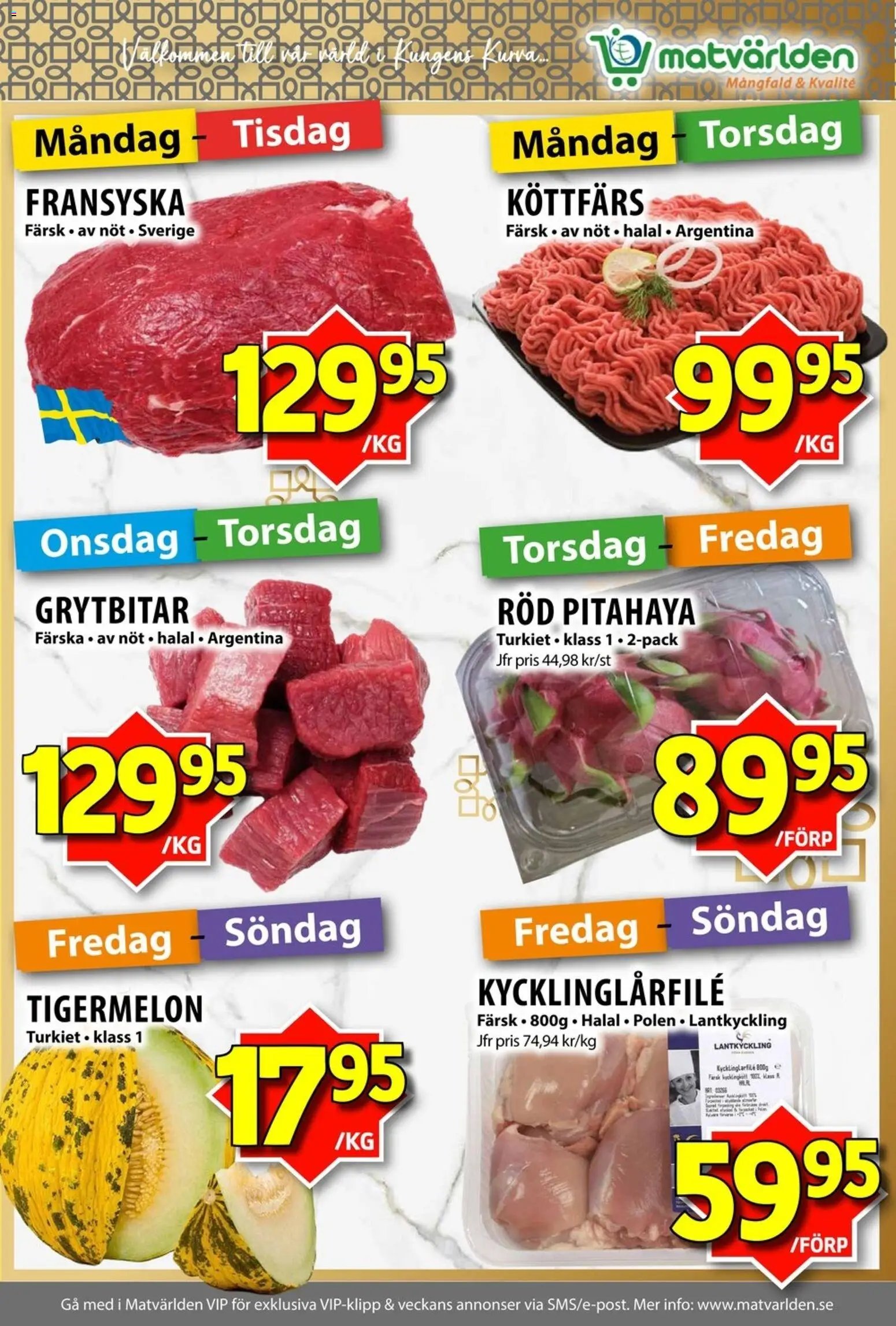 Matvärlden Reklamblad från 10/08/2026 Matvärlden erbjudanden