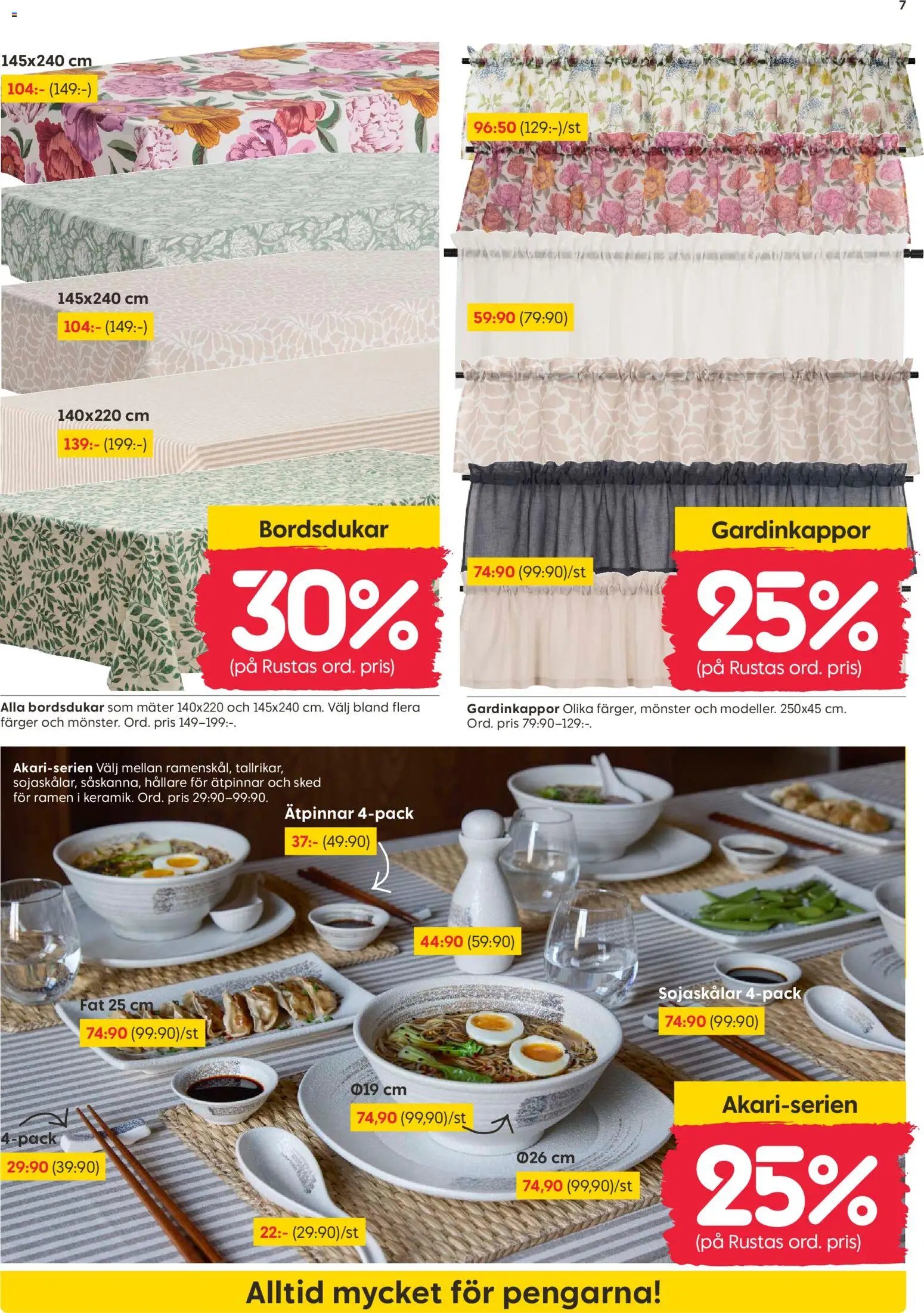 Rusta Reklamblad från 10/08/2026 Rusta erbjudanden