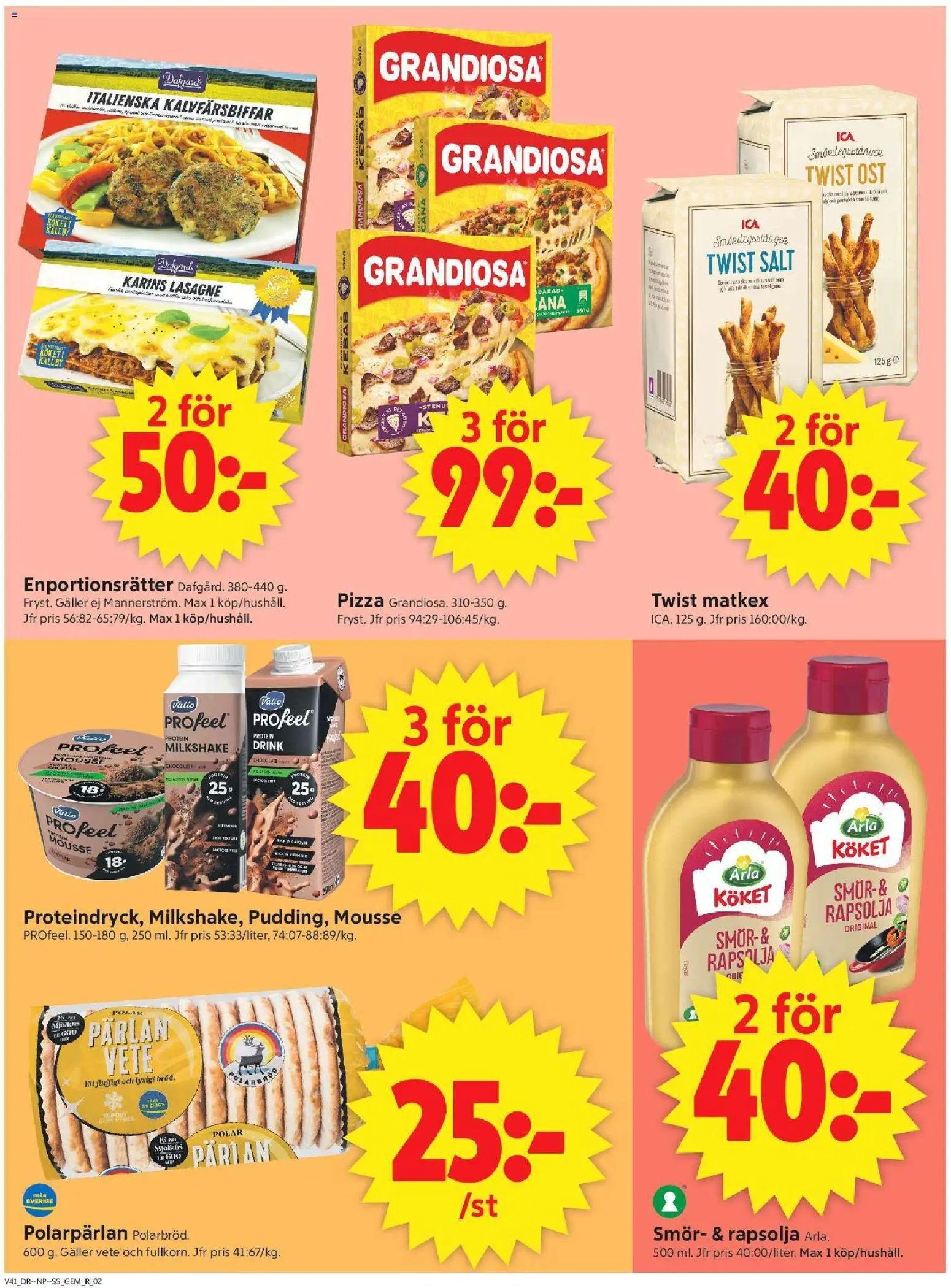 ICA Supermarket Reklamblad från 05/10/2026 ICA Supermarket erbjudanden