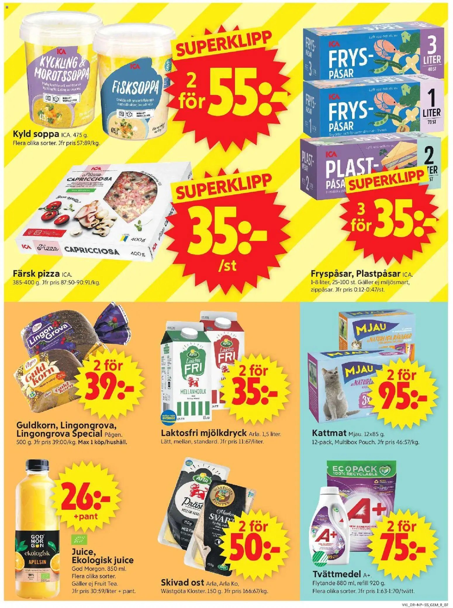 ICA Supermarket Reklamblad från 05/10/2026 ICA Supermarket erbjudanden