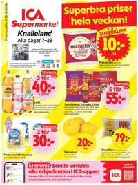 ICA Supermarket Reklamblad från 05/10/2026 ICA Supermarket erbjudanden