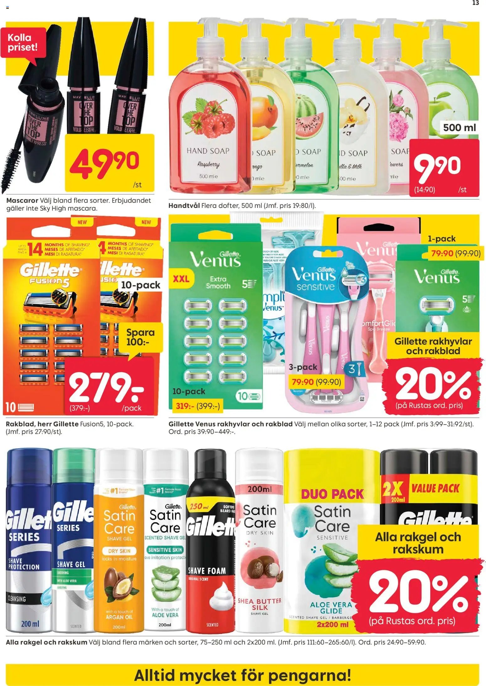Rusta Reklamblad från 03/08/2026 Rusta erbjudanden