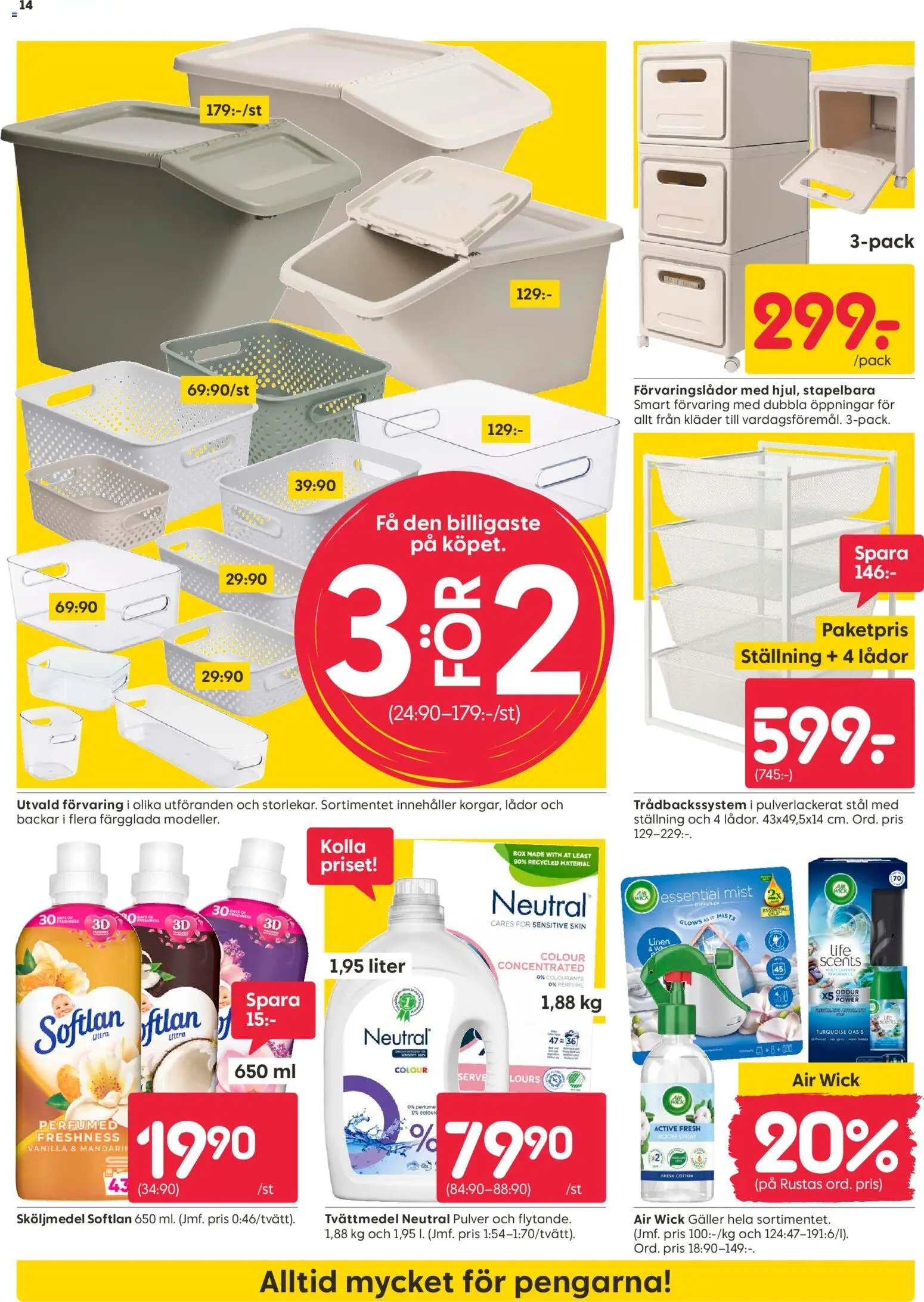 Rusta Reklamblad från 03/08/2026 Rusta erbjudanden