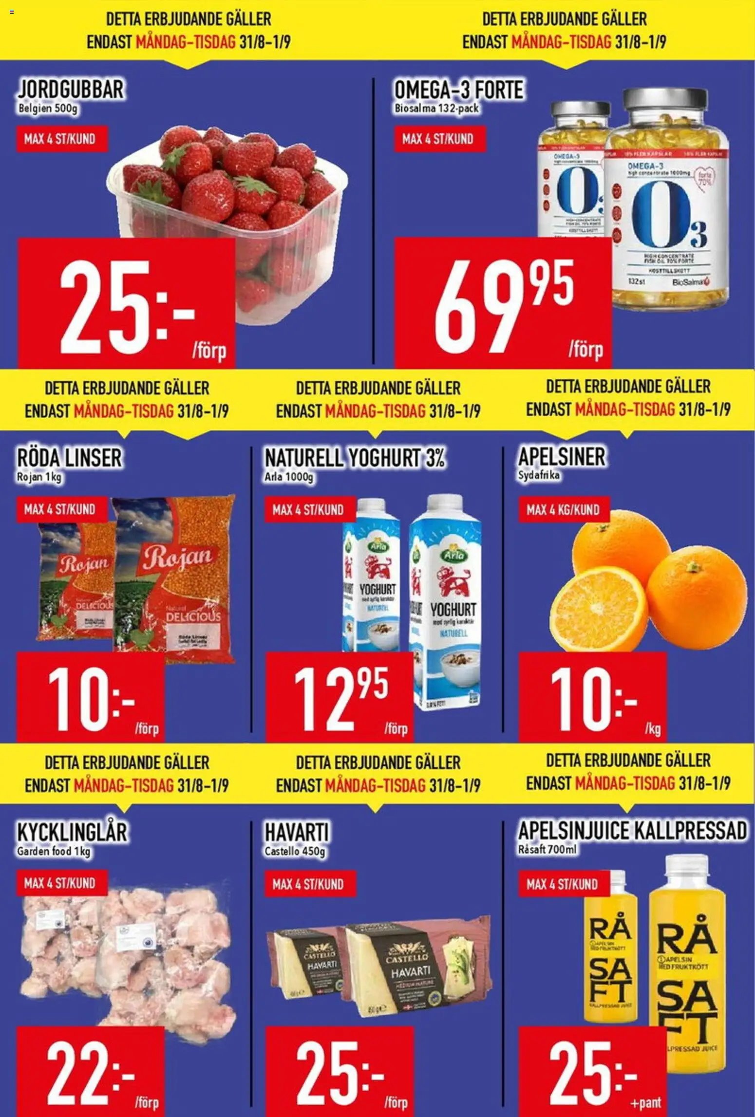 Matdax Reklamblad från 07/09/2026 Matdax erbjudanden