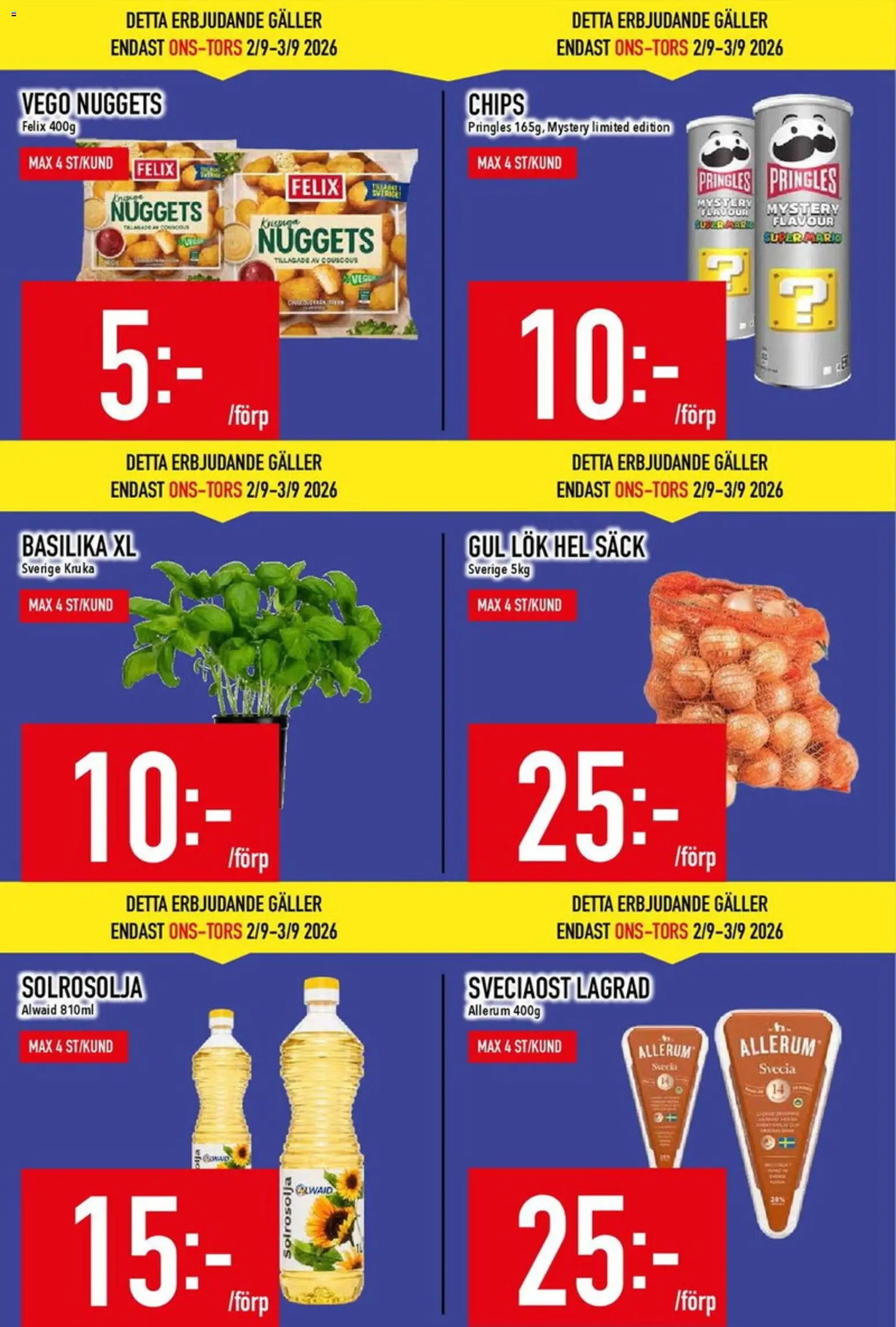 Matdax Reklamblad från 07/09/2026 Matdax erbjudanden