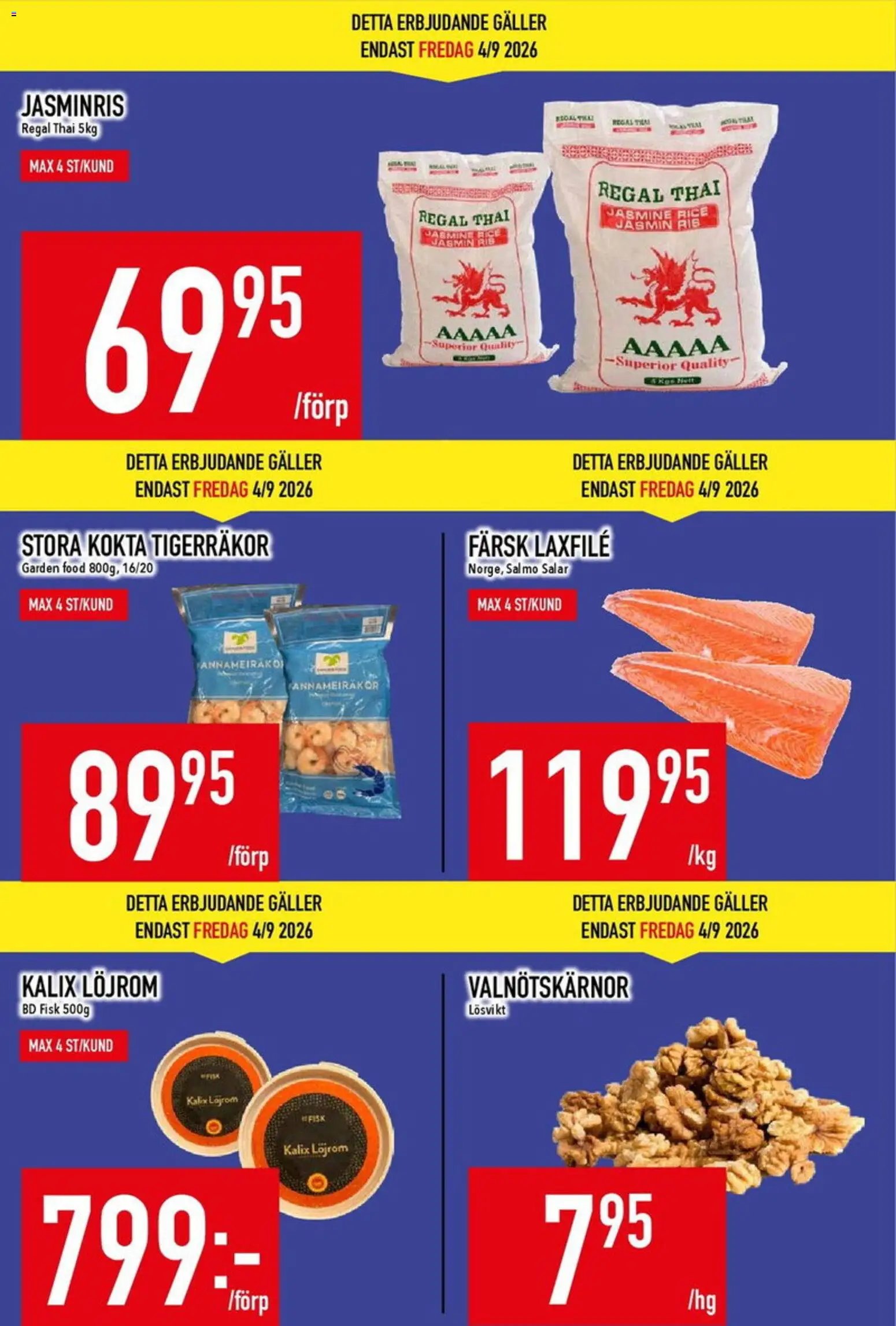 Matdax Reklamblad från 07/09/2026 Matdax erbjudanden