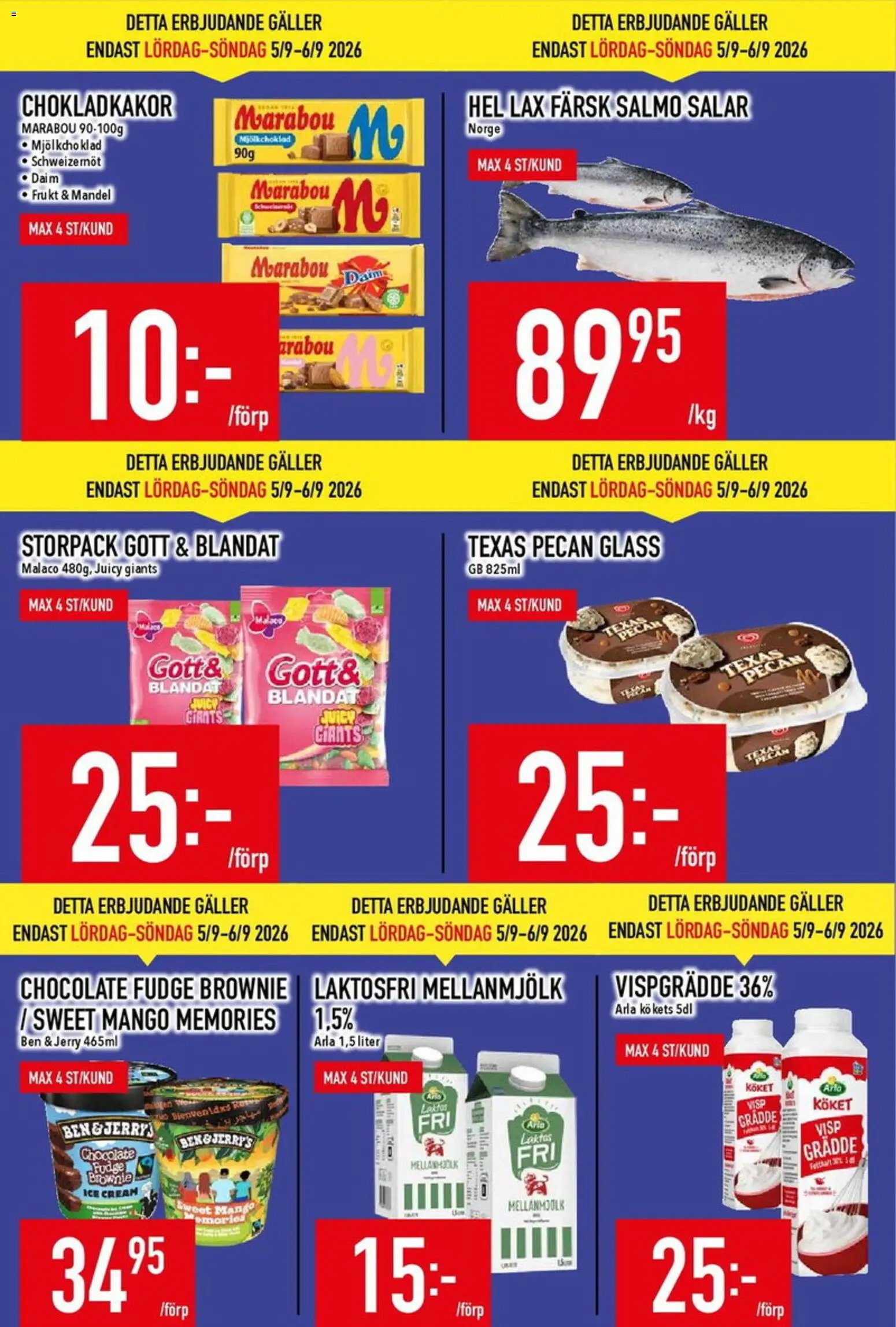 Matdax Reklamblad från 07/09/2026 Matdax erbjudanden