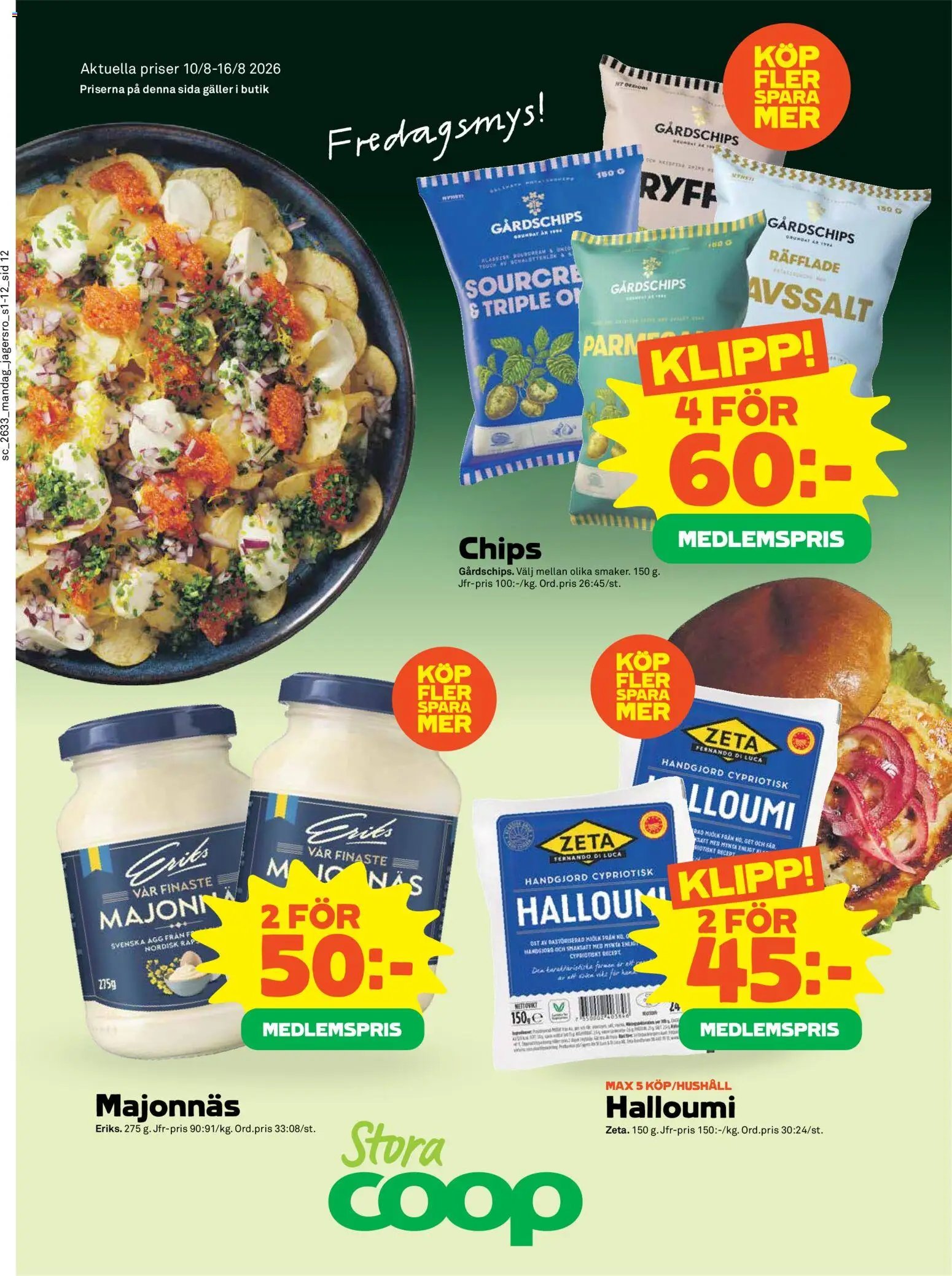 Coop Forum Reklamblad från 10/08/2026 Coop Forum erbjudanden