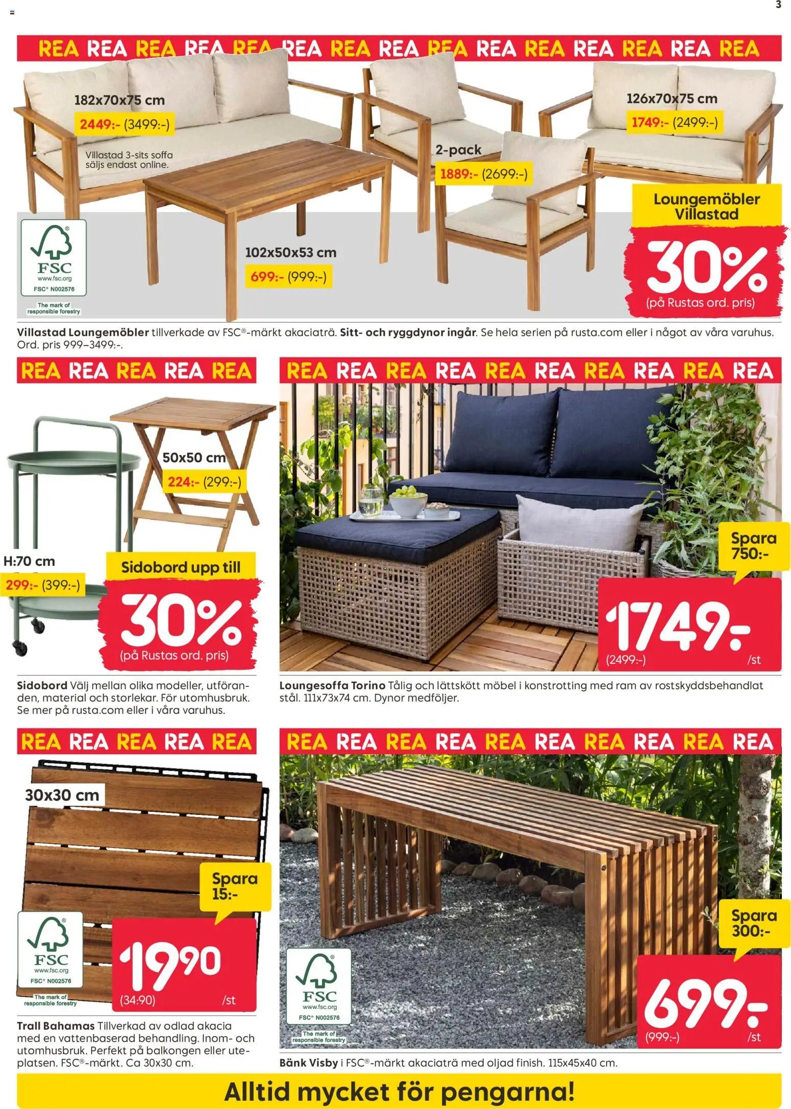 Rusta Reklamblad från 22/06/2026 Rusta erbjudanden