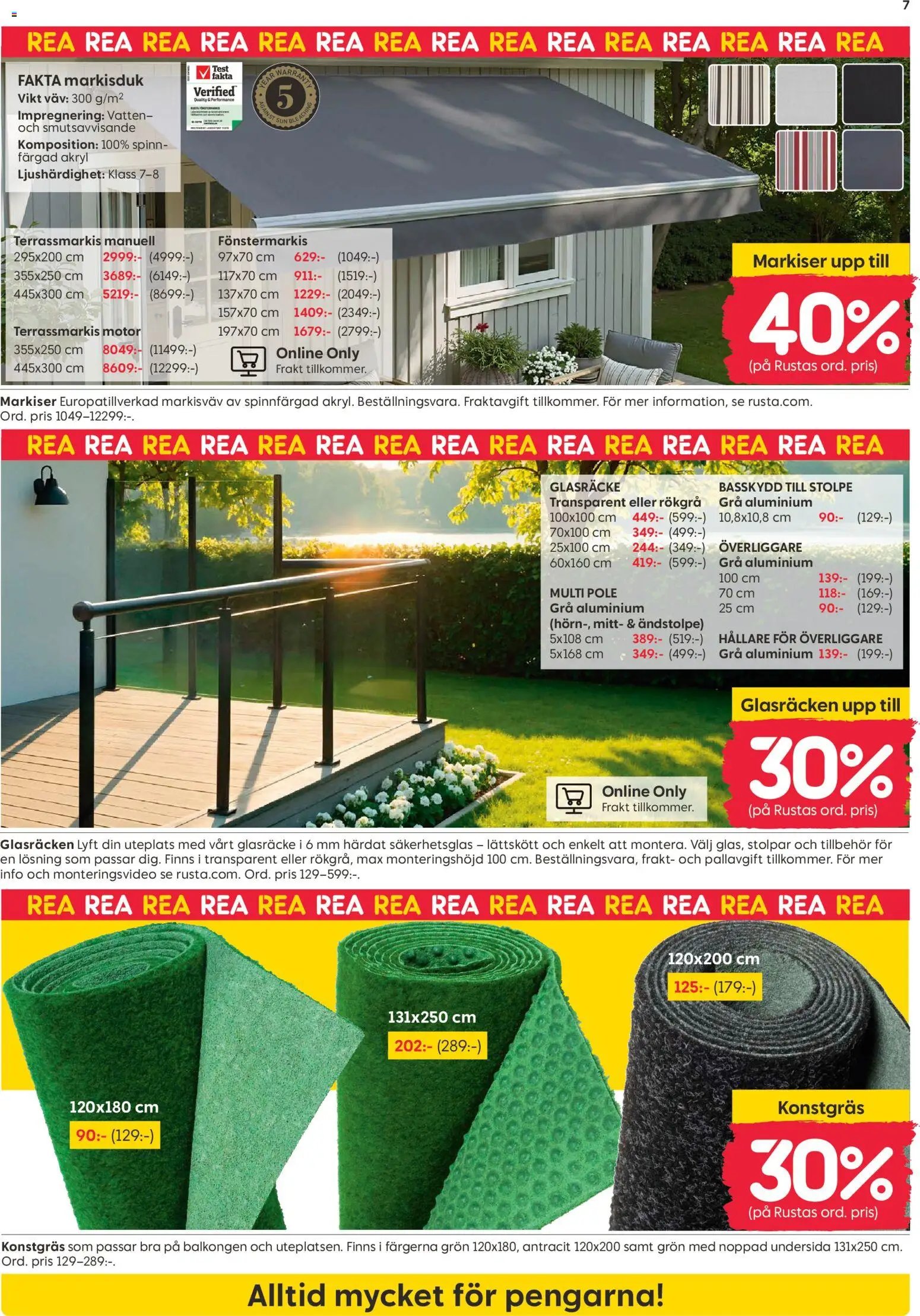 Rusta Reklamblad från 22/06/2026 Rusta erbjudanden