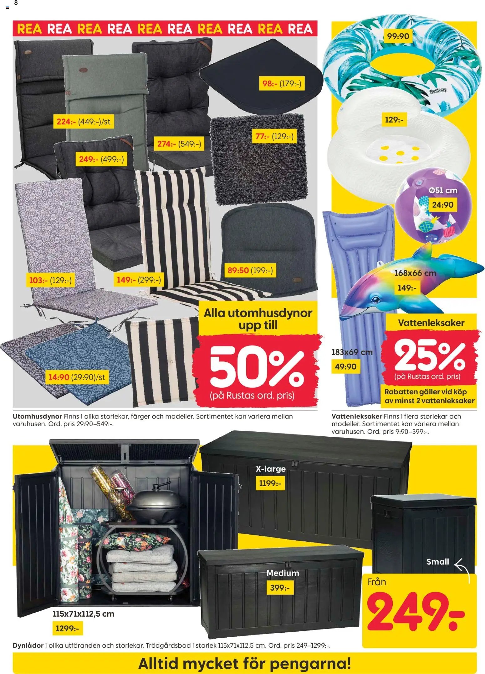 Rusta Reklamblad från 22/06/2026 Rusta erbjudanden