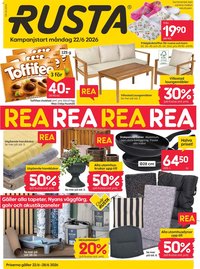 Rusta Reklamblad från 22/06/2026 Rusta erbjudanden