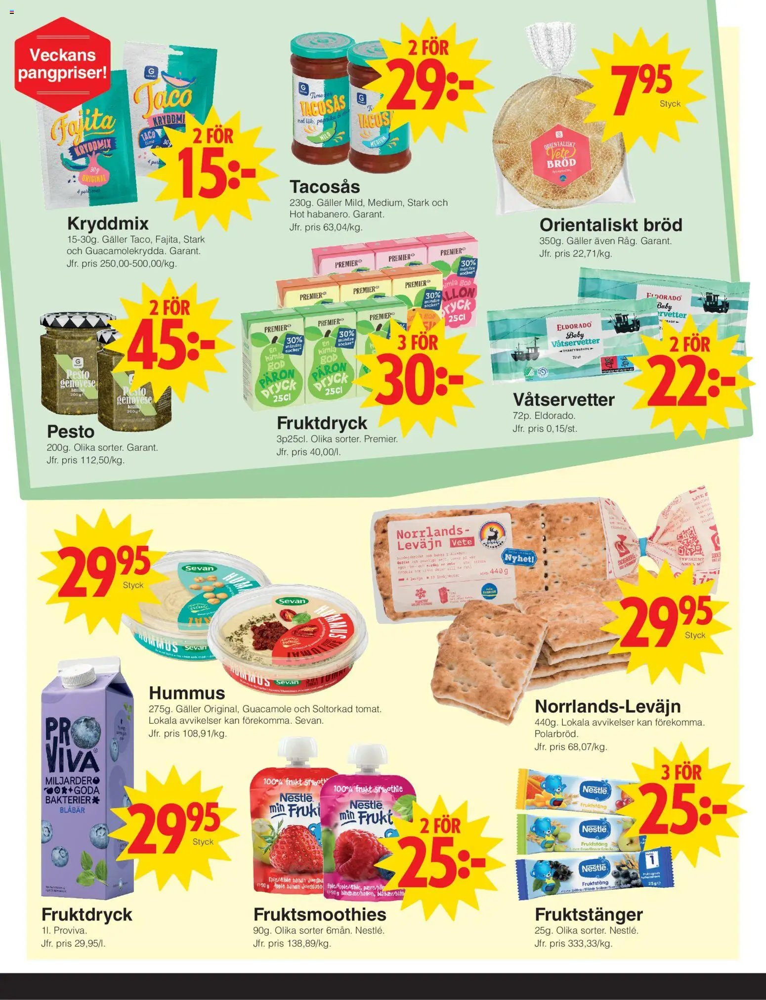 Matöppet Reklamblad från 21/09/2026 Matöppet erbjudanden