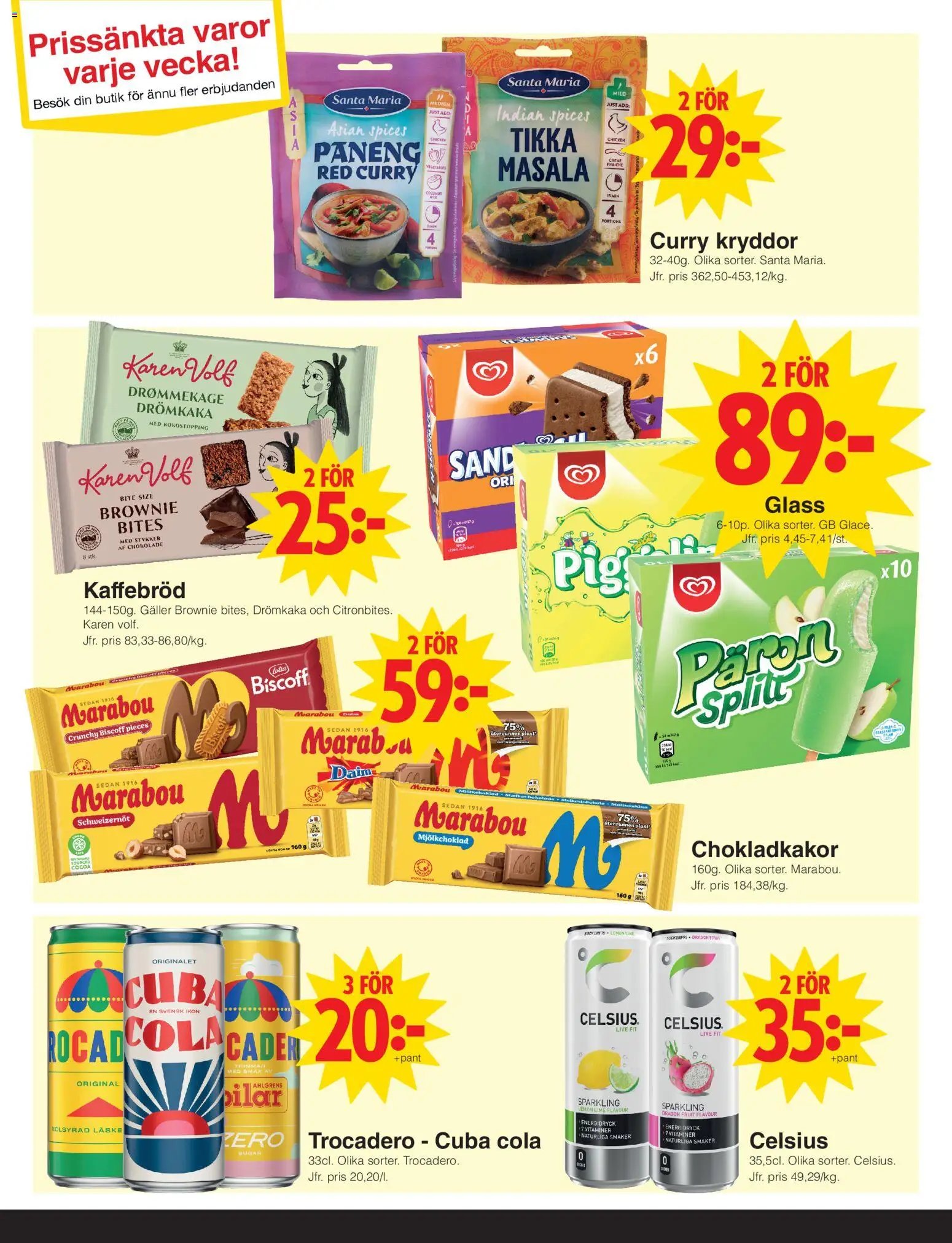 Matöppet Reklamblad från 21/09/2026 Matöppet erbjudanden