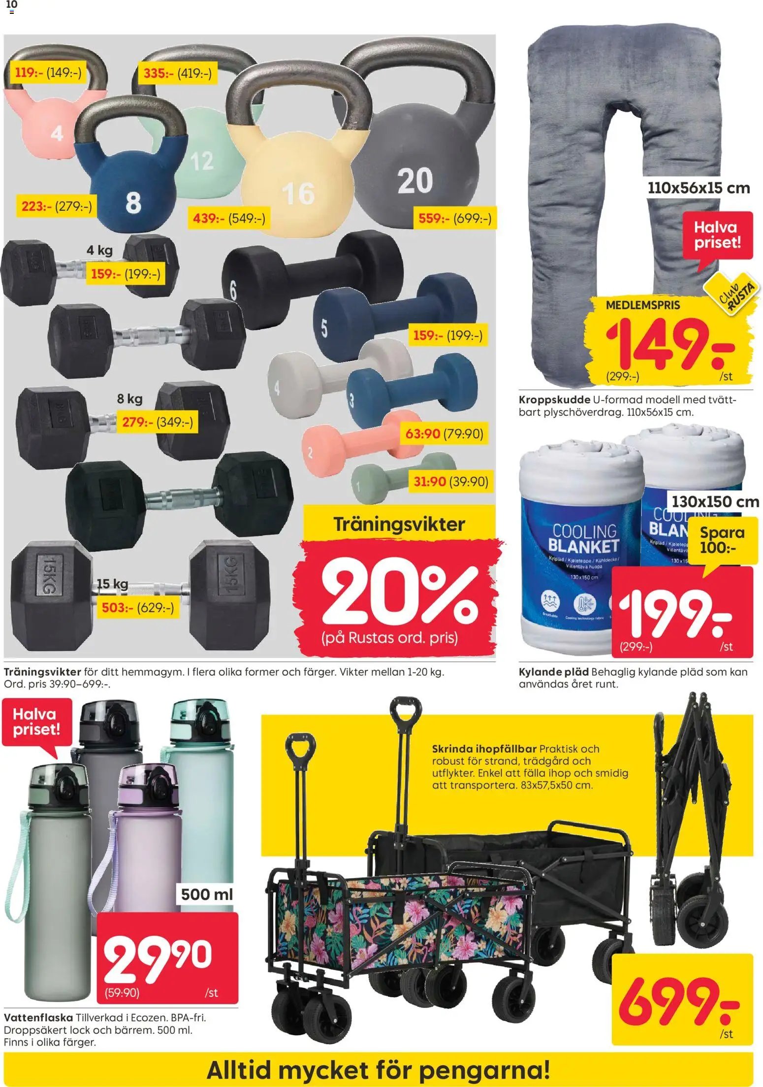 Rusta Reklamblad från 15/06/2026 Rusta erbjudanden