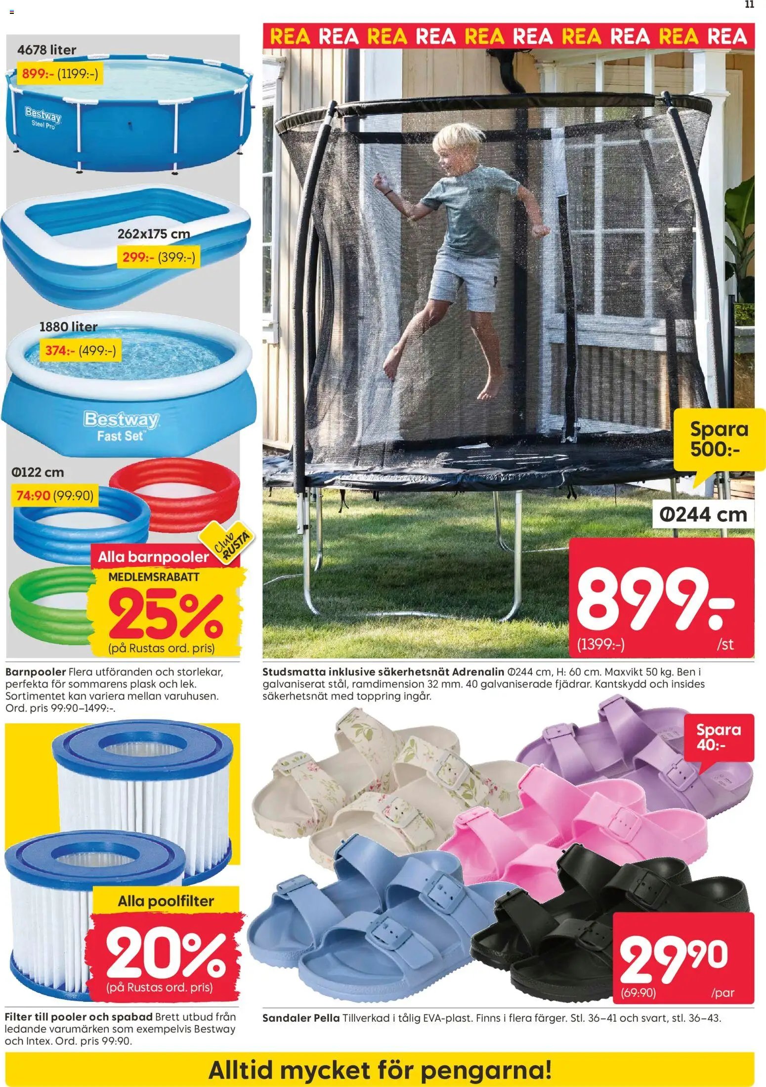 Rusta Reklamblad från 15/06/2026 Rusta erbjudanden