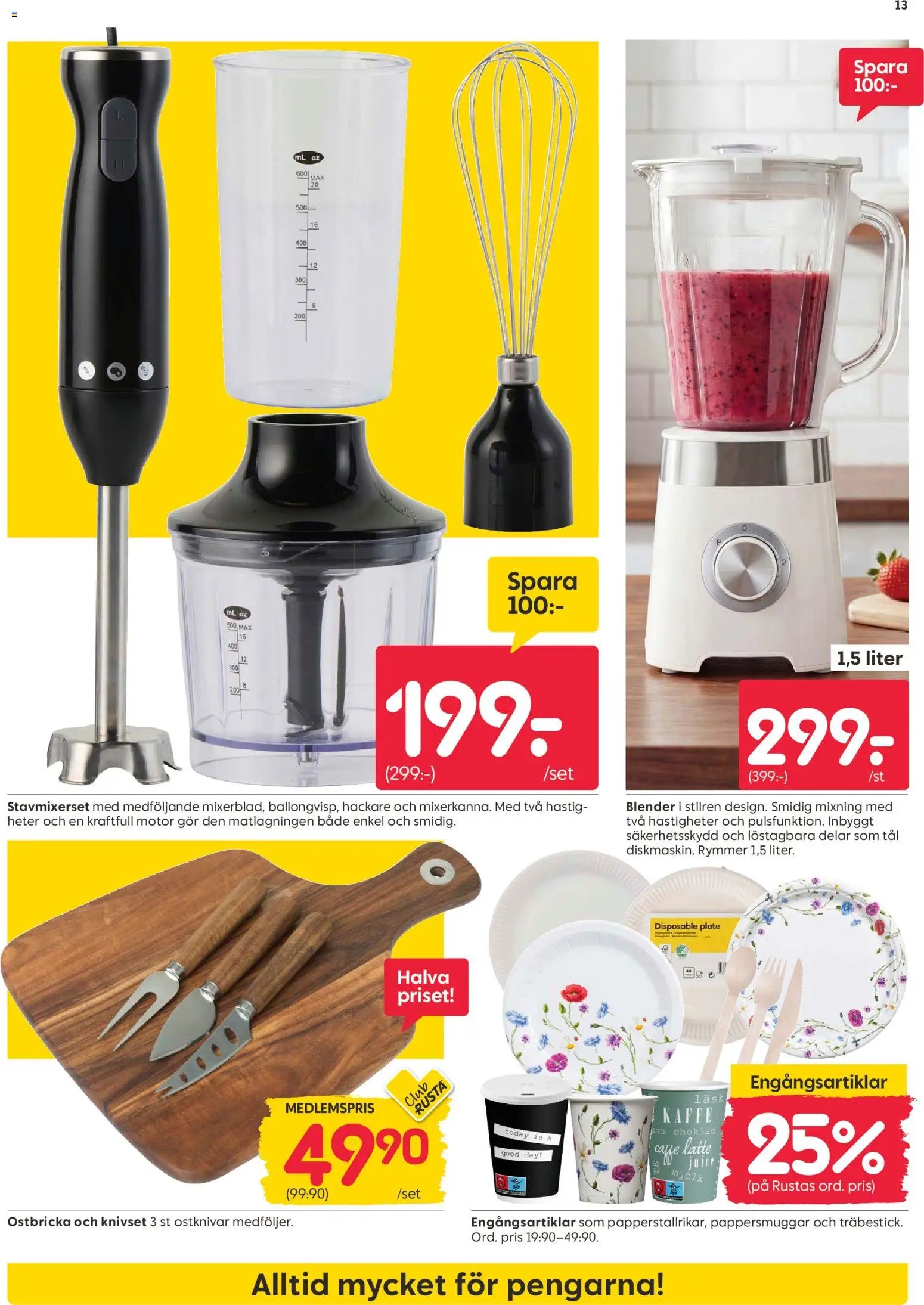Rusta Reklamblad från 15/06/2026 Rusta erbjudanden