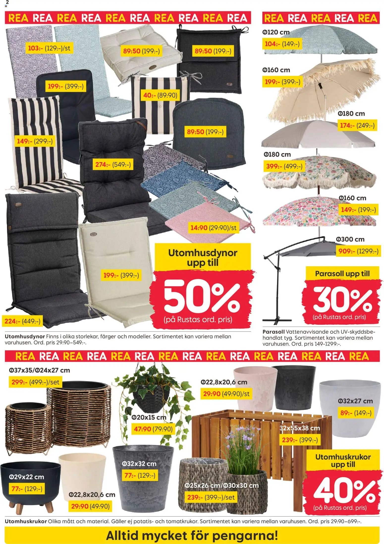 Rusta Reklamblad från 15/06/2026 Rusta erbjudanden