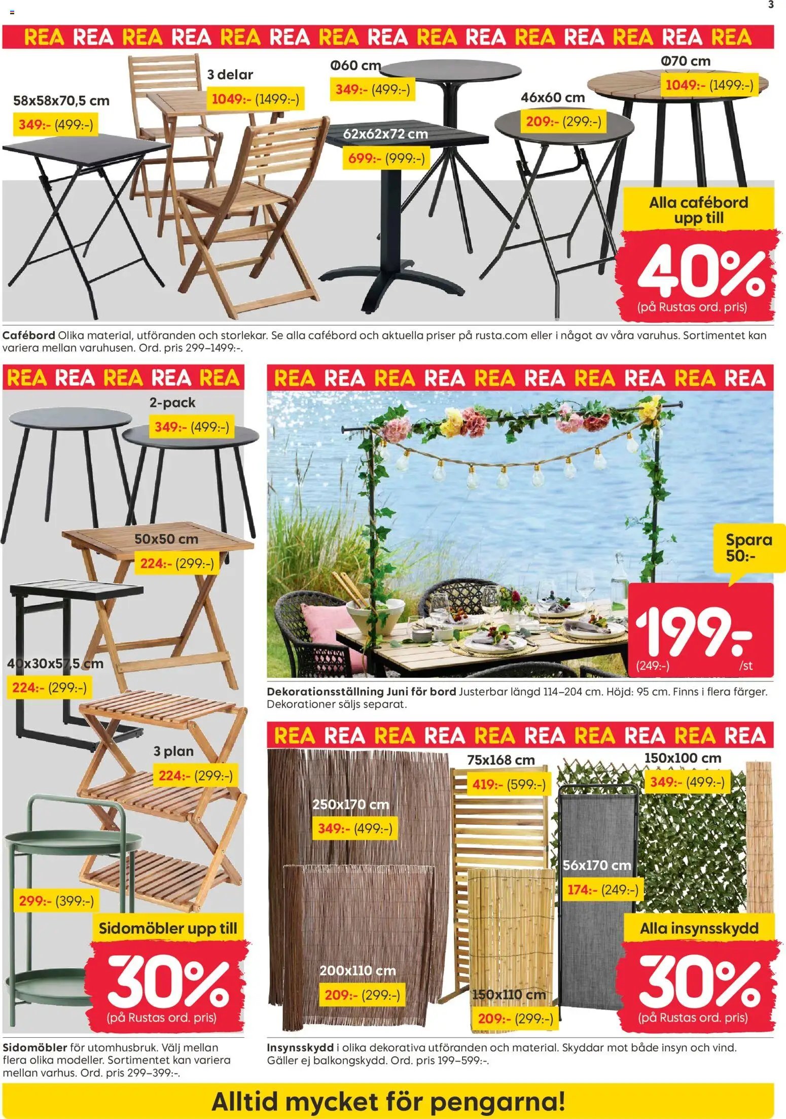 Rusta Reklamblad från 15/06/2026 Rusta erbjudanden