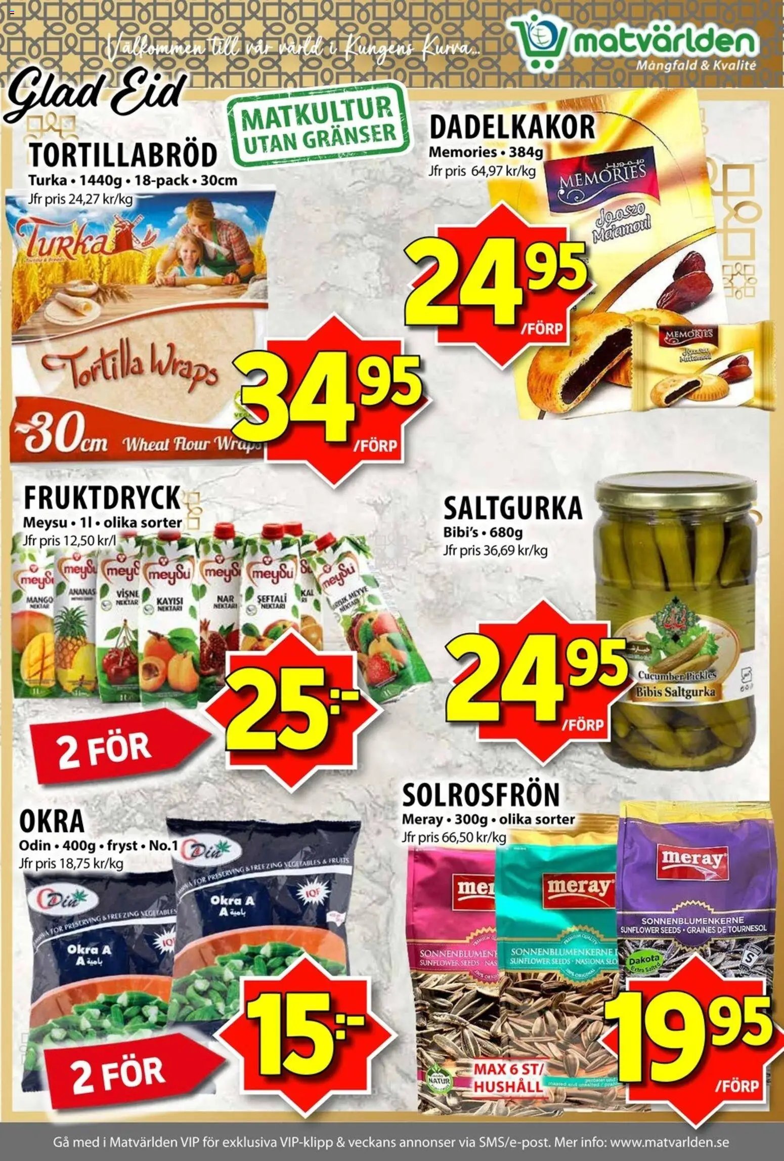 Matvärlden Reklamblad från 25/05/2026 Matvärlden erbjudanden