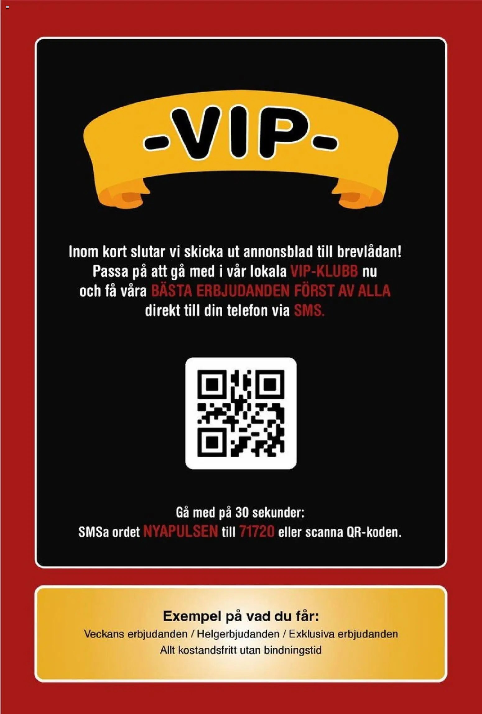 Nya Pulsen Reklamblad från 01/12/2025 Aktuella reklamblad Nya Pulsen