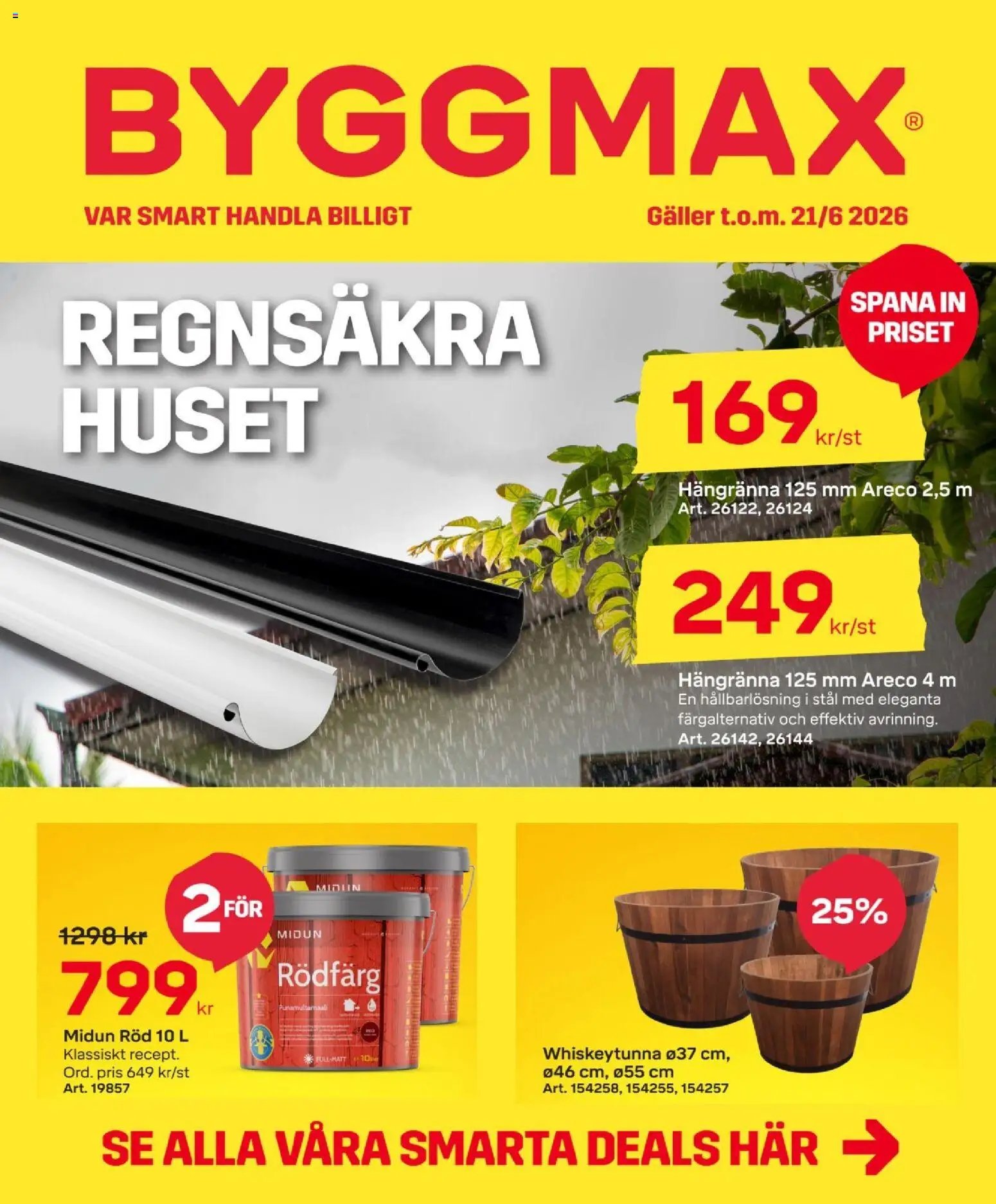 ByggMax Reklamblad från 11/06/2026 ByggMax erbjudanden
