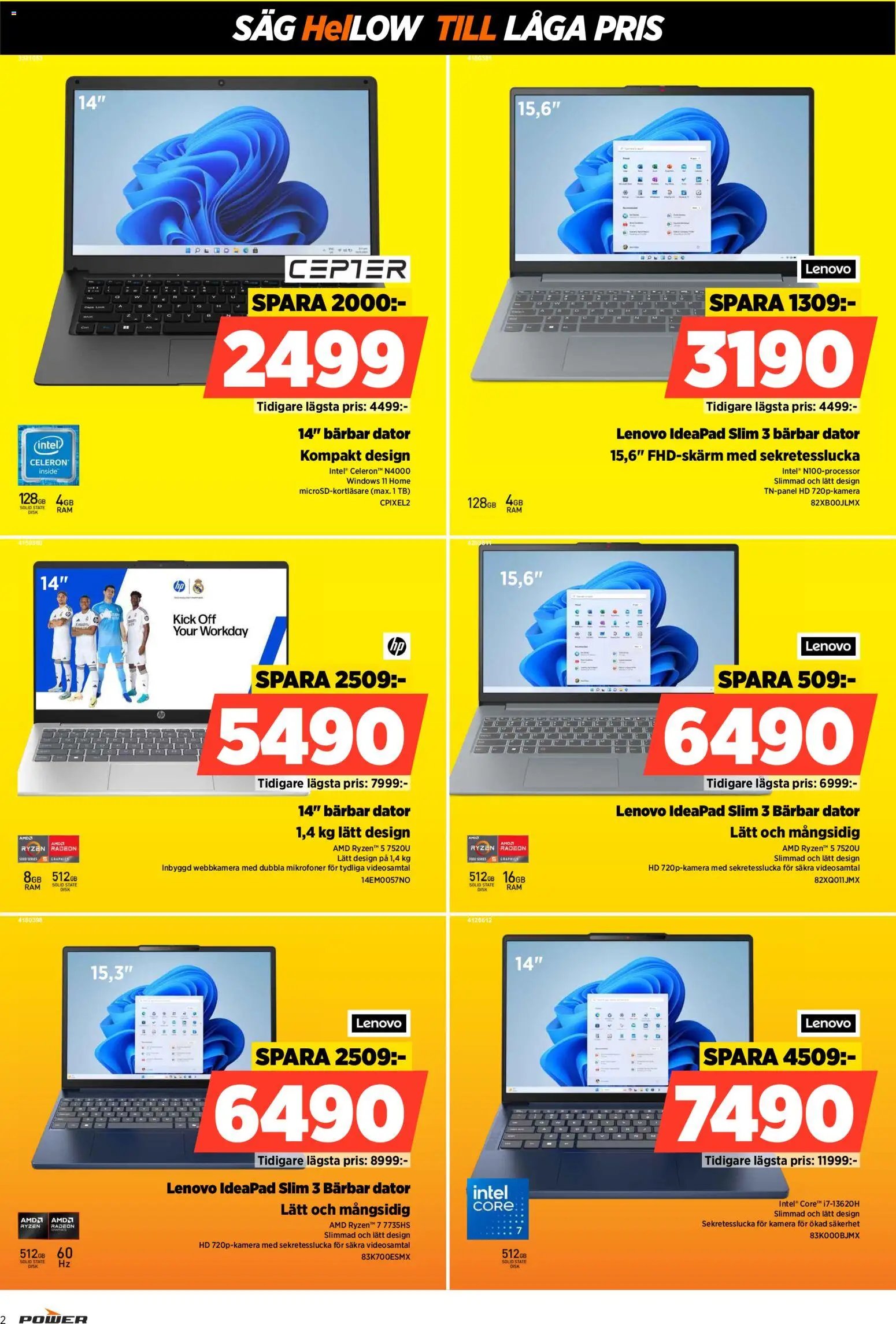 Power Reklamblad från 19/01/2026 Aktuella reklamblad Power