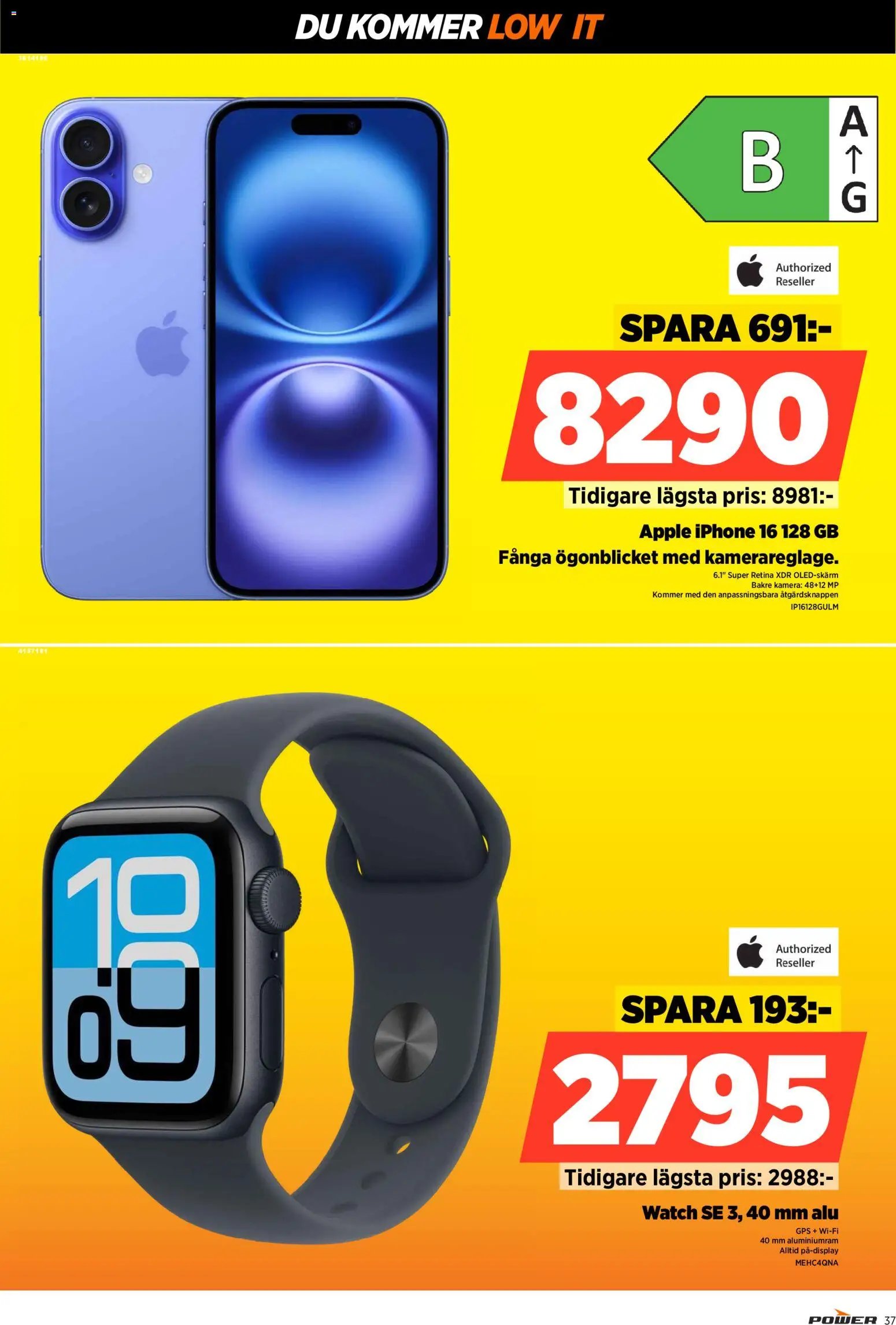 Power Reklamblad från 19/01/2026 Aktuella reklamblad Power