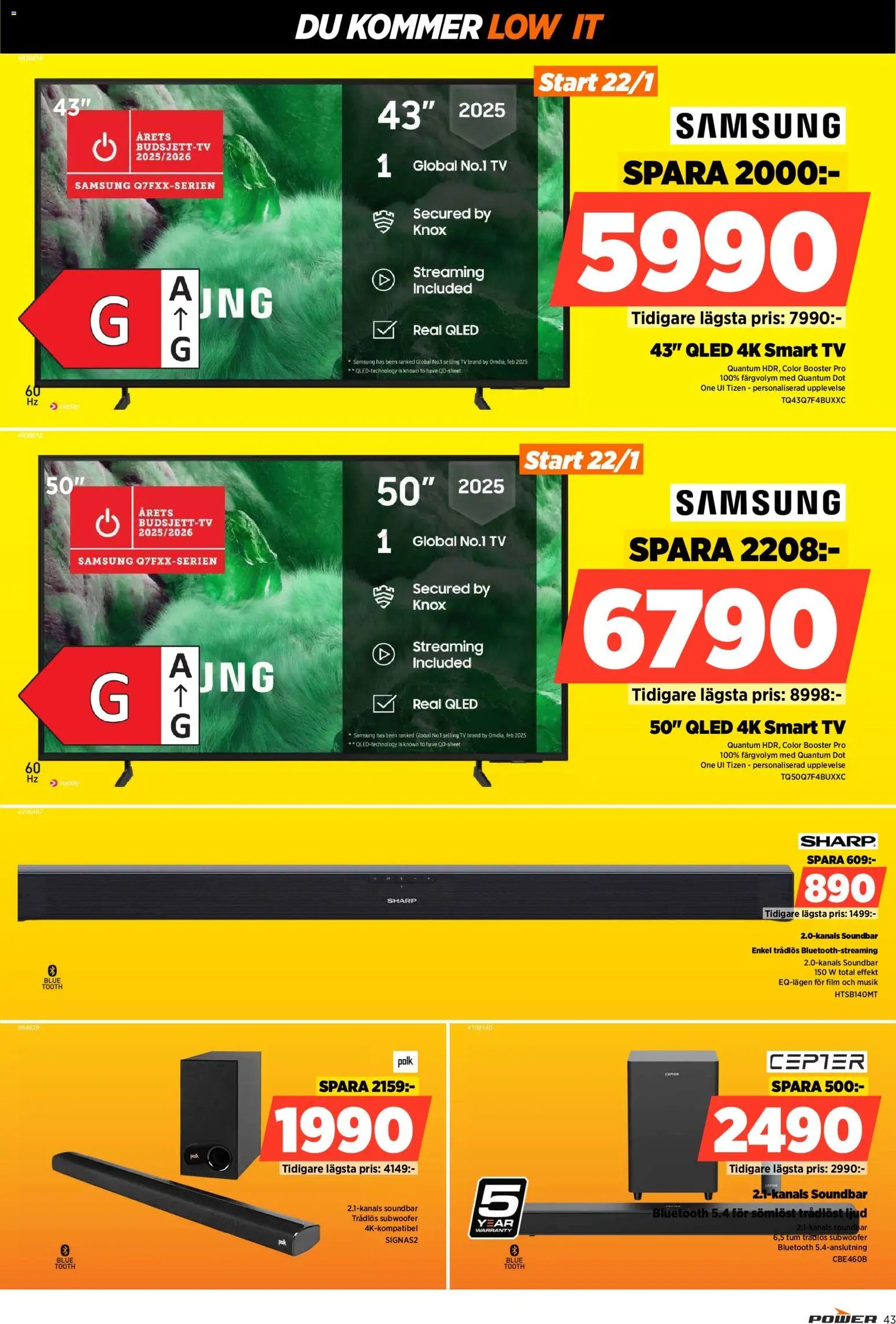 Power Reklamblad från 19/01/2026 Aktuella reklamblad Power