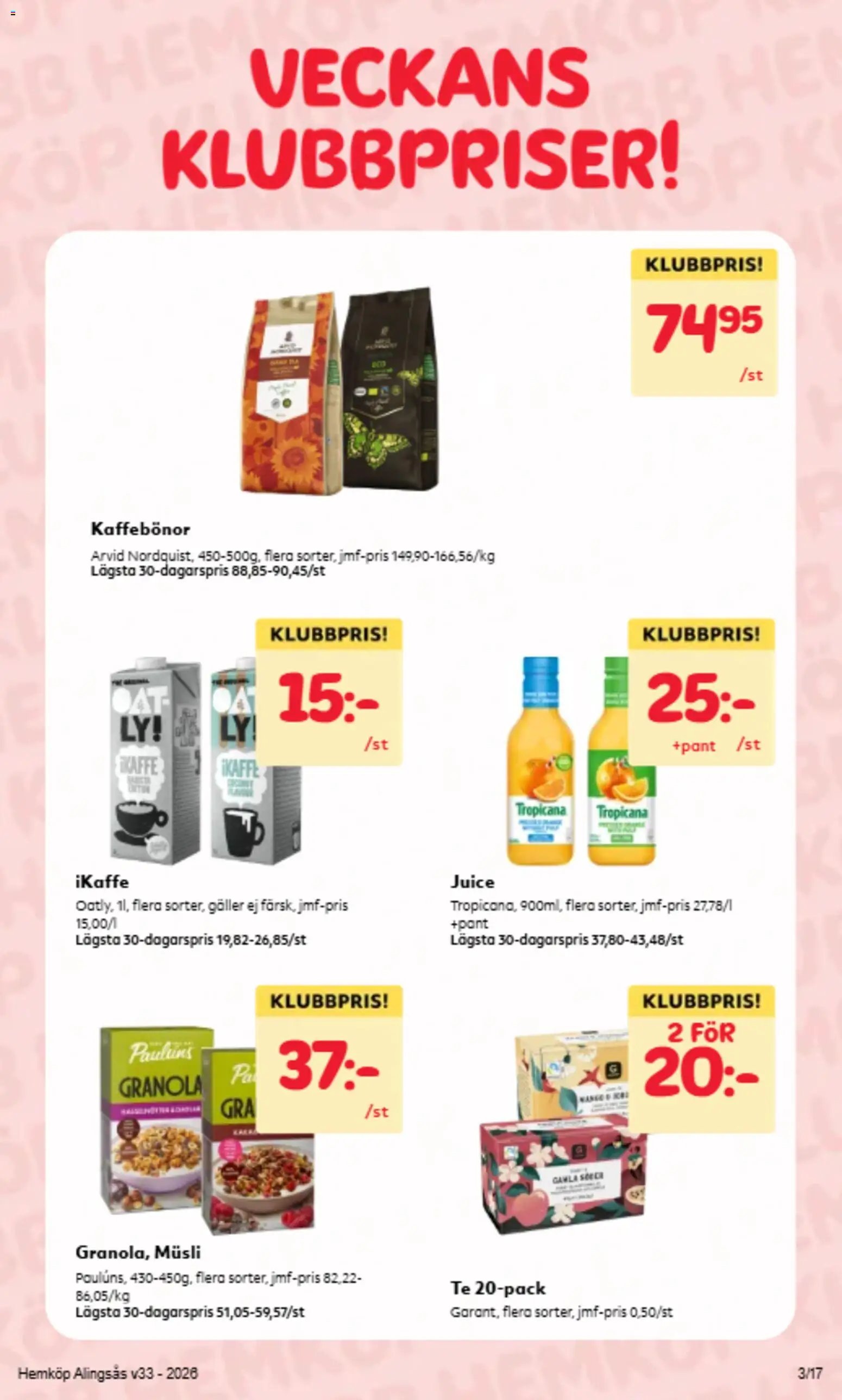 Hemköp Reklamblad från 10/08/2026 Hemköp erbjudanden