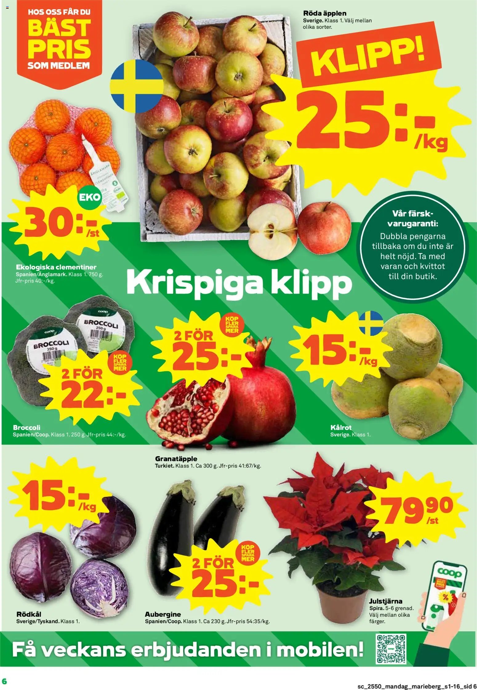 Coop Forum Reklamblad från 08/12/2025 Örebro