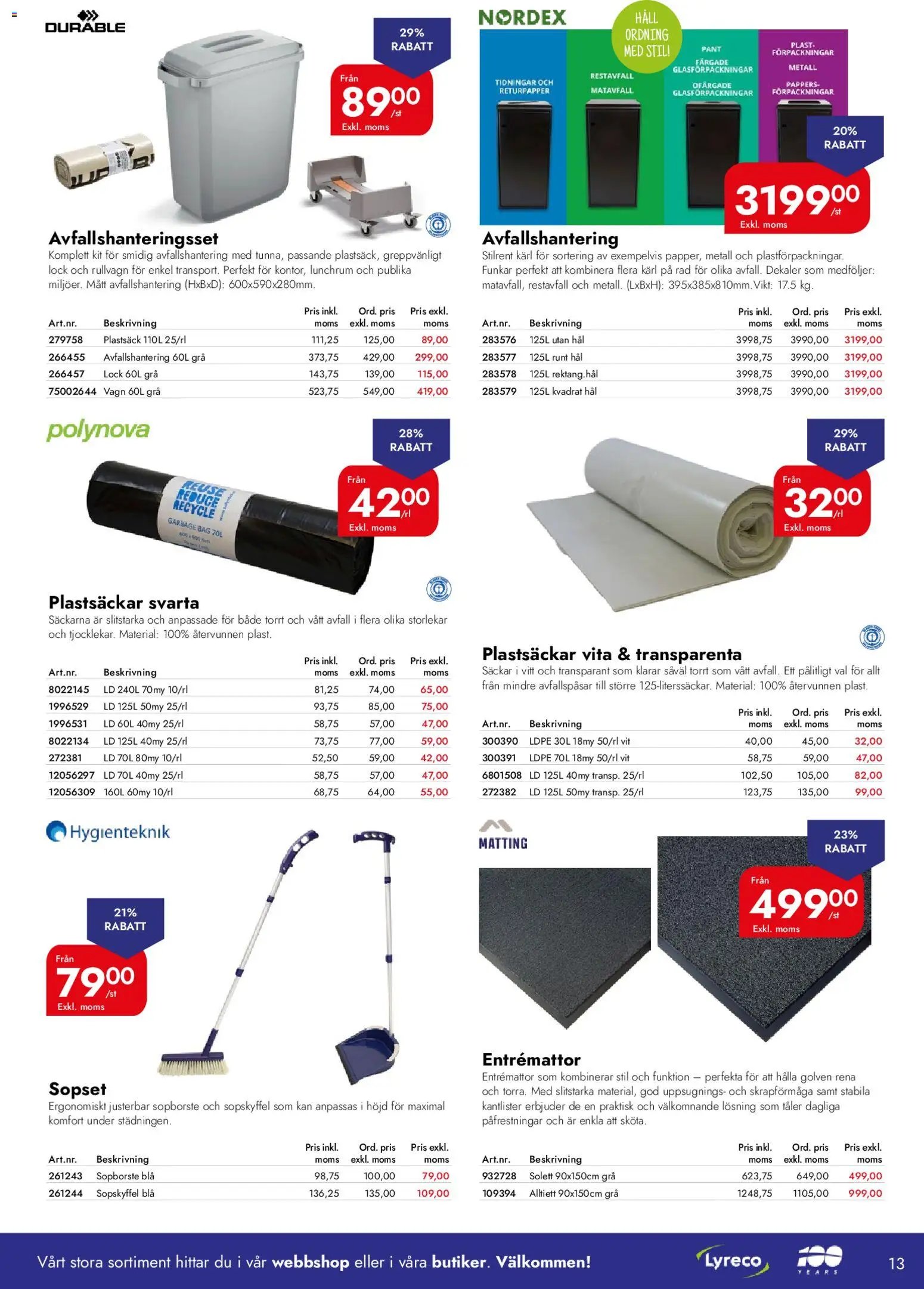 Lyreco Reklamblad från 12/01/2026 Reklamblad Black Friday Lyreco
