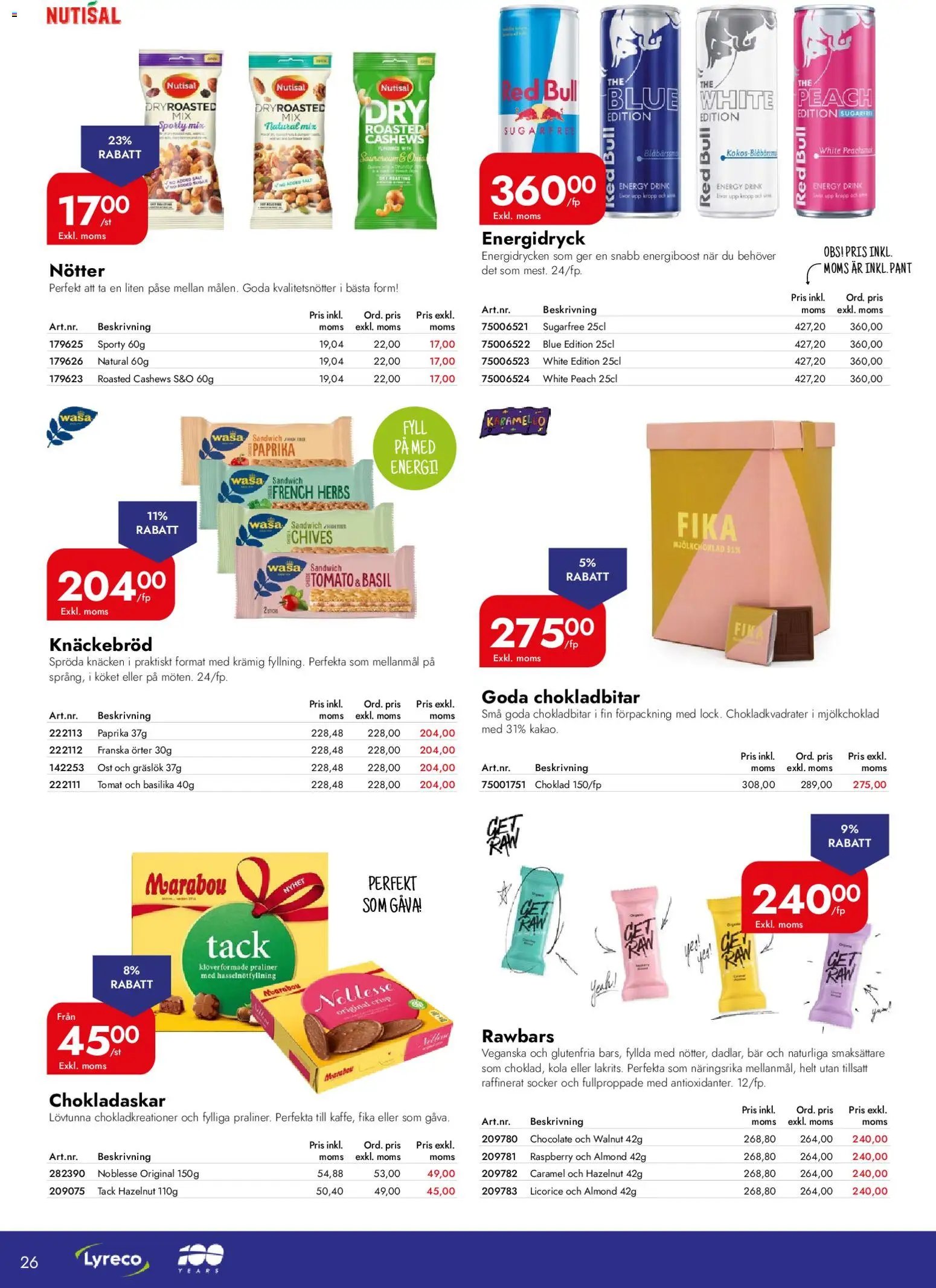 Lyreco Reklamblad från 12/01/2026 Reklamblad Black Friday Lyreco