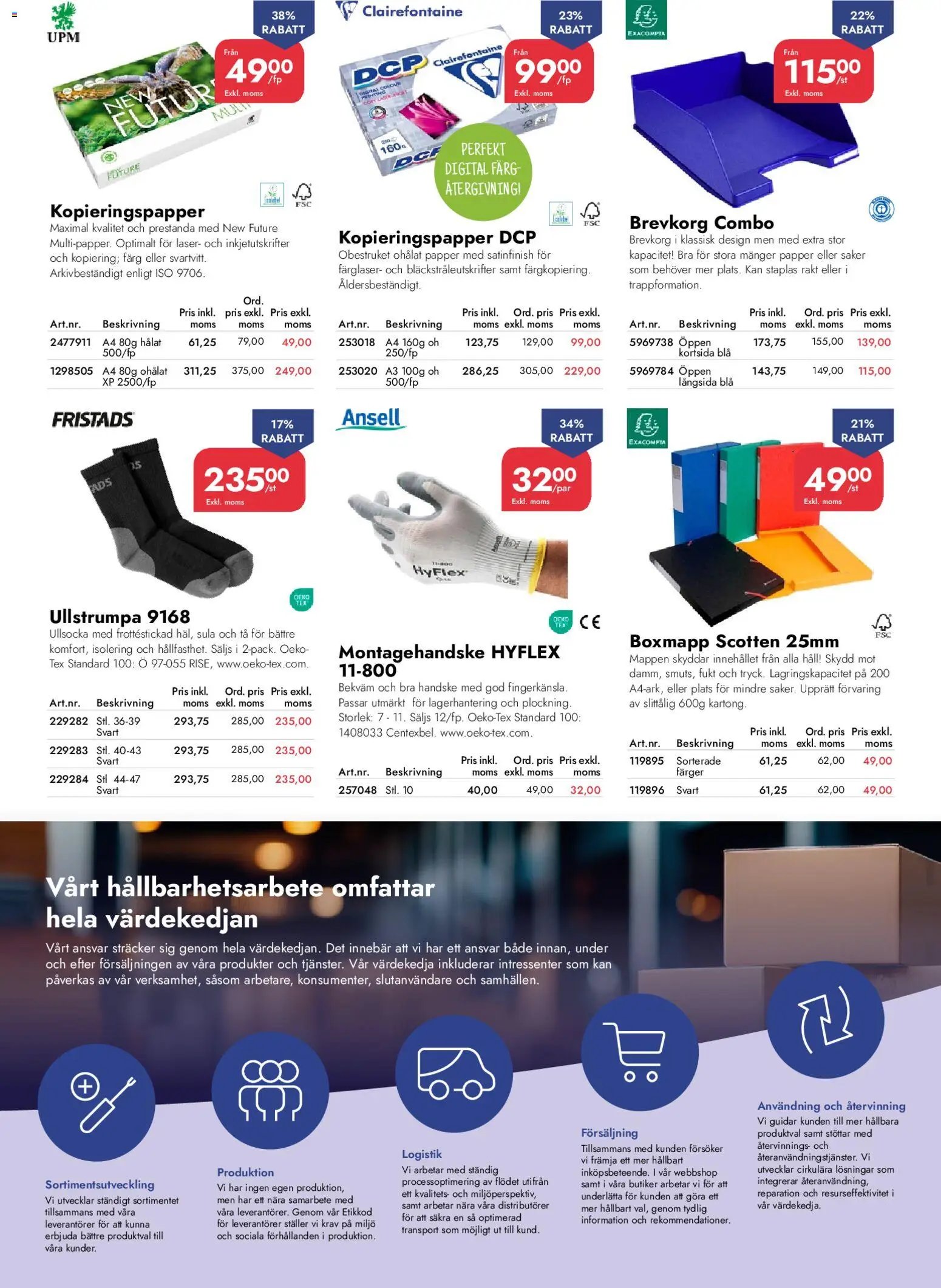 Lyreco Reklamblad från 12/01/2026 Reklamblad Black Friday Lyreco