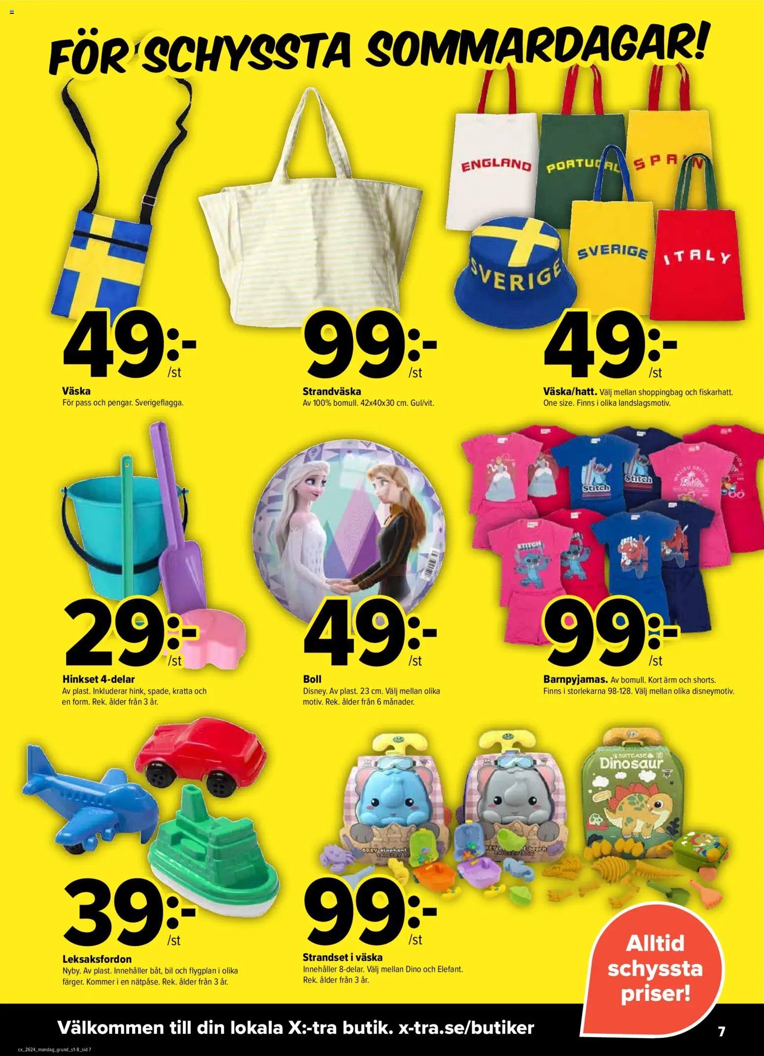 Coop X:-TRA Reklamblad från 08/06/2026 Coop X:-TRA erbjudanden