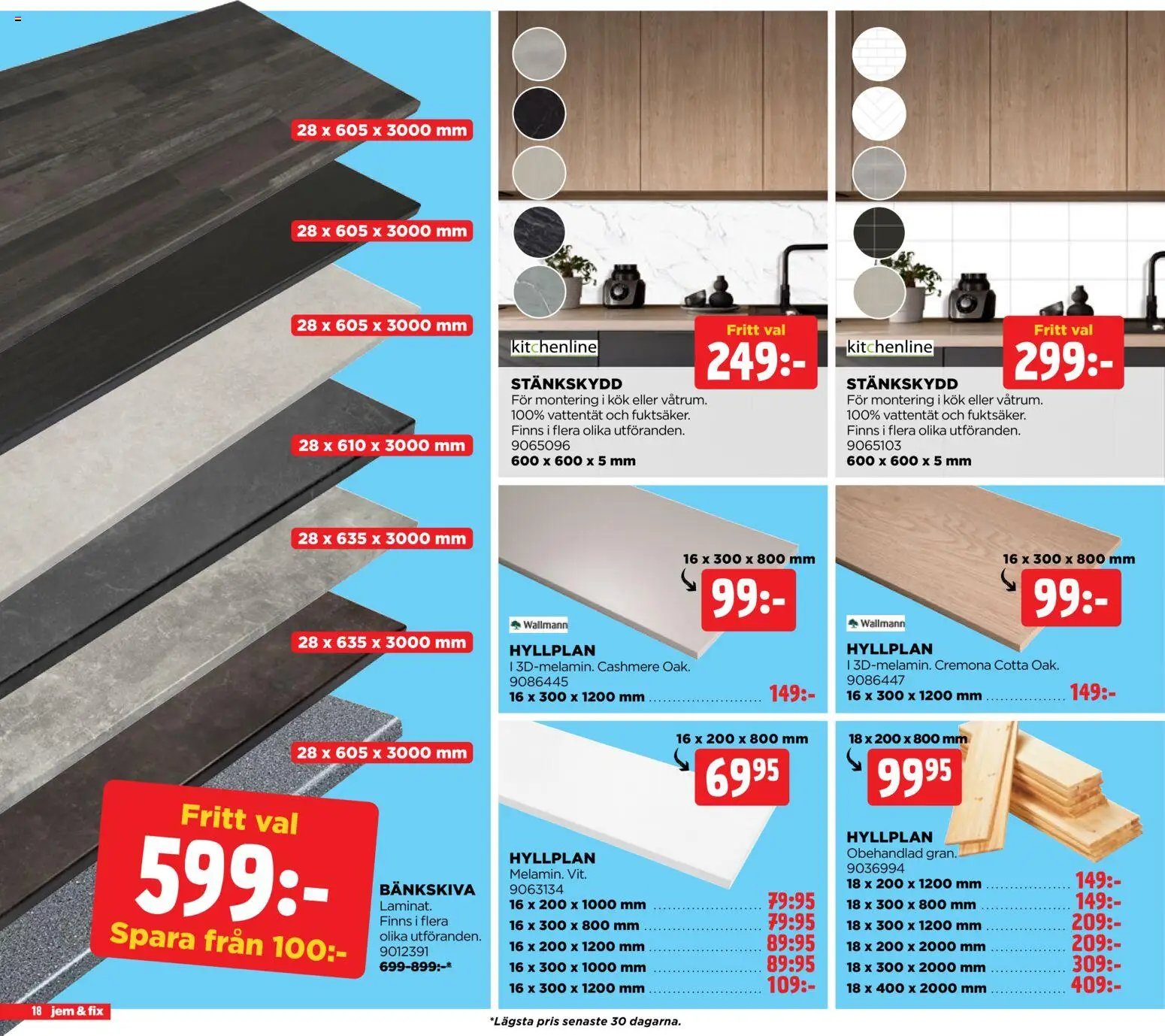 Jem & Fix Reklamblad från 22/06/2026 Jem & Fix erbjudanden