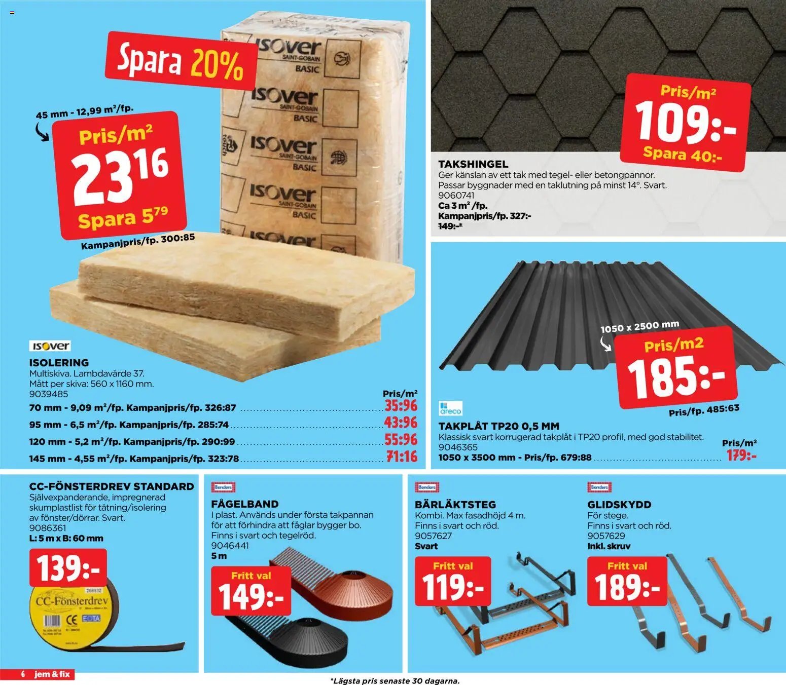 Jem & Fix Reklamblad från 22/06/2026 Jem & Fix erbjudanden