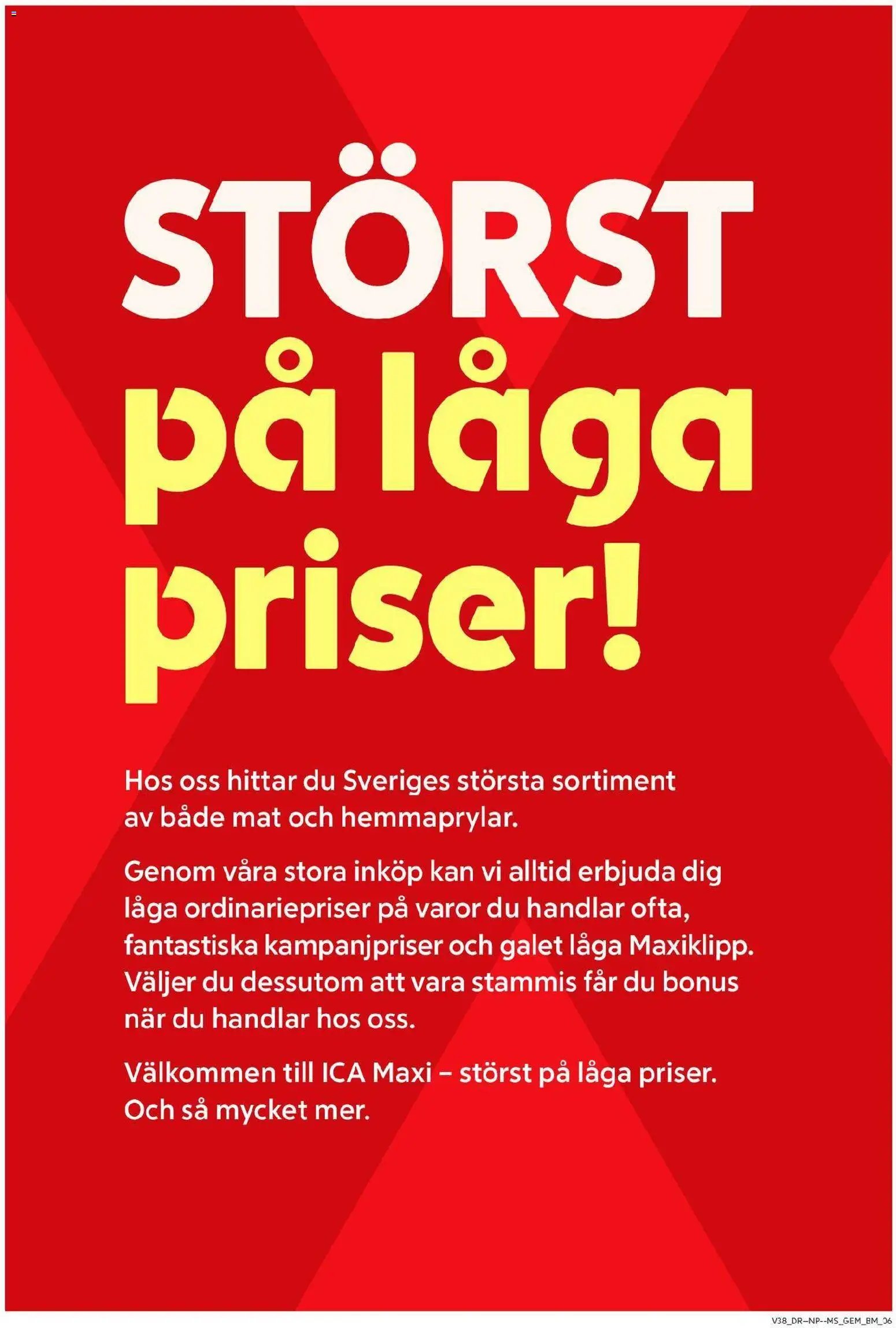 ICA Maxi Reklamblad från 14/09/2026 ICA Maxi erbjudanden